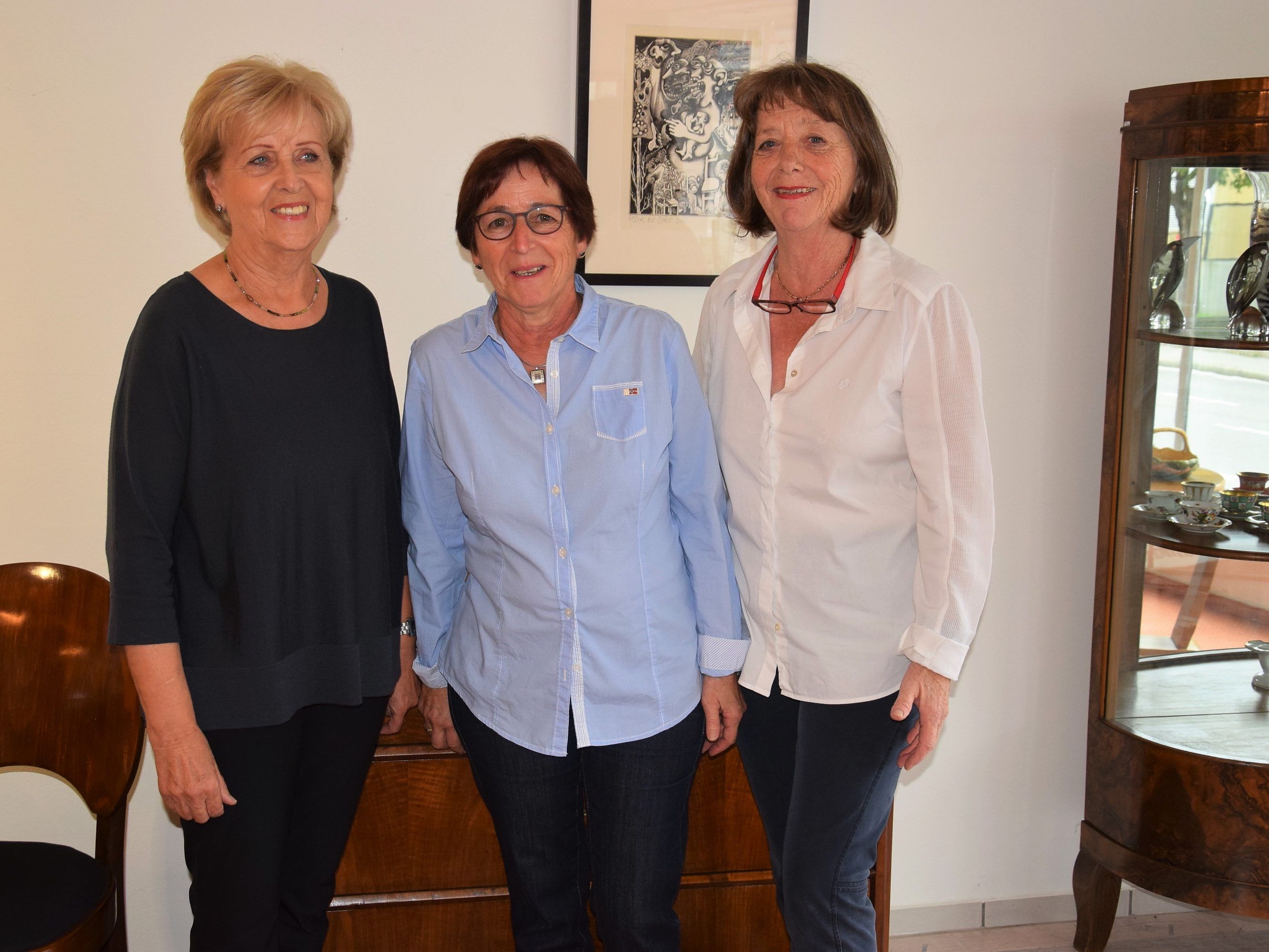 v.l. Margit Fleisch, Brigitte Mathis und Annelies Scherrer von den "herbstzeitlosen" v.l. Margit Fleisch, Brigitte Mathis und Annelies Scherrer von den "herbstzeitlosen"
