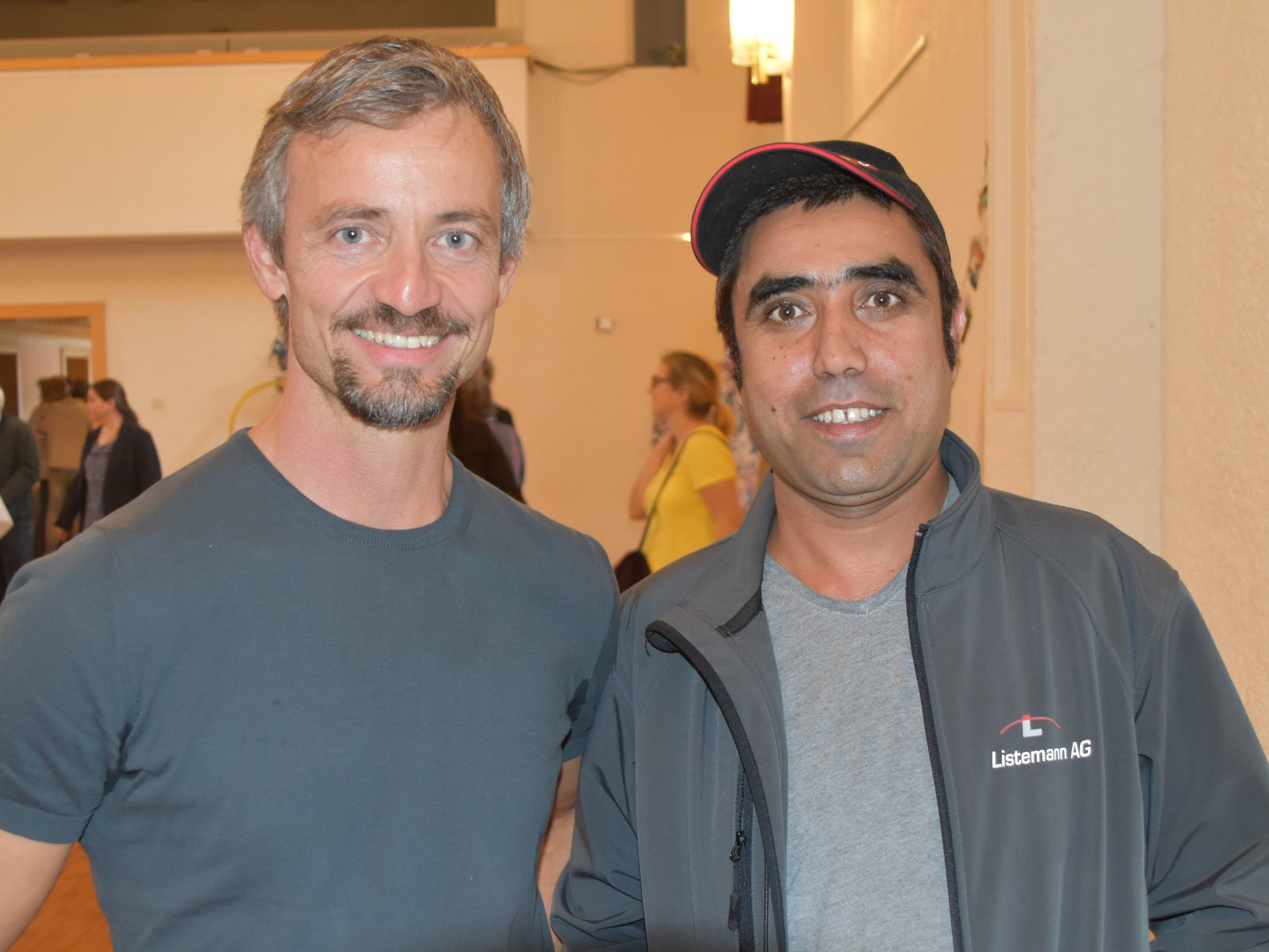 Martin Waltner und Hegxani Auzubenank