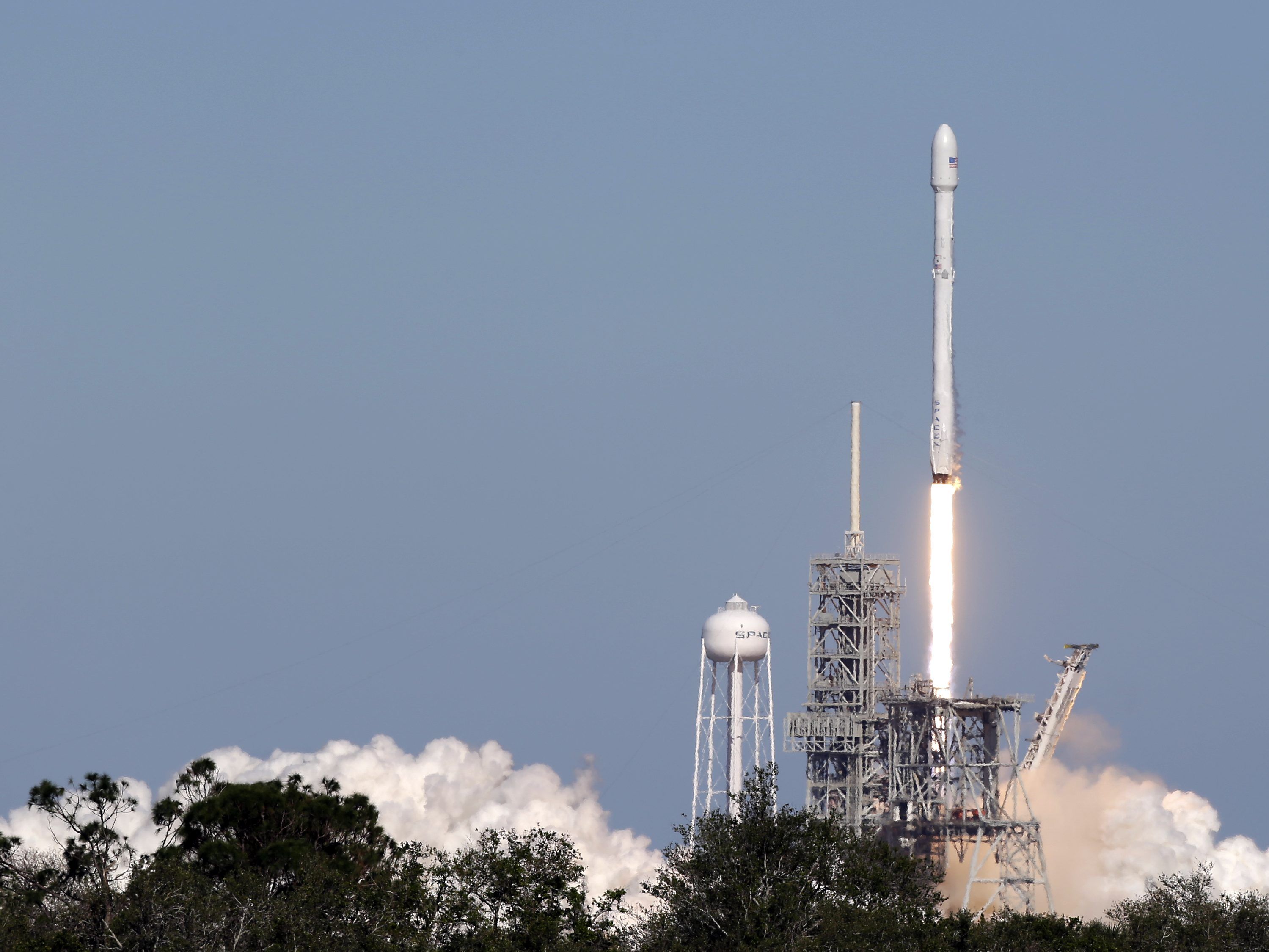 Spacex schoss eine südkoreanische Rakete ins All.
