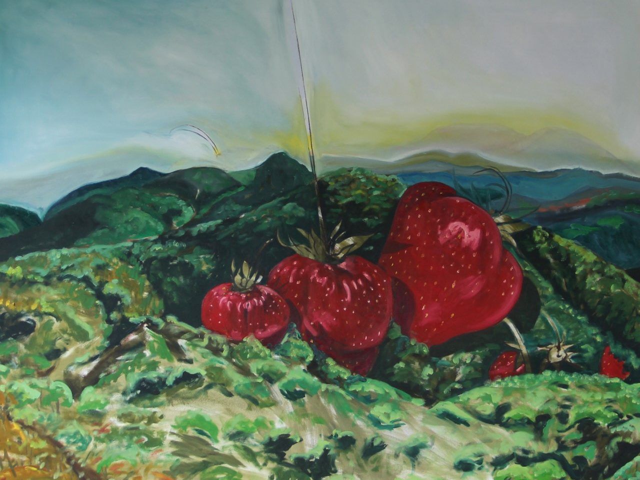 Üppige Farben und Früchte im „Rainbow Magic Land“ von Martina Feichtinger. Üppige Farben und Früchte im „Rainbow Magic Land“ von Martina Feichtinger.