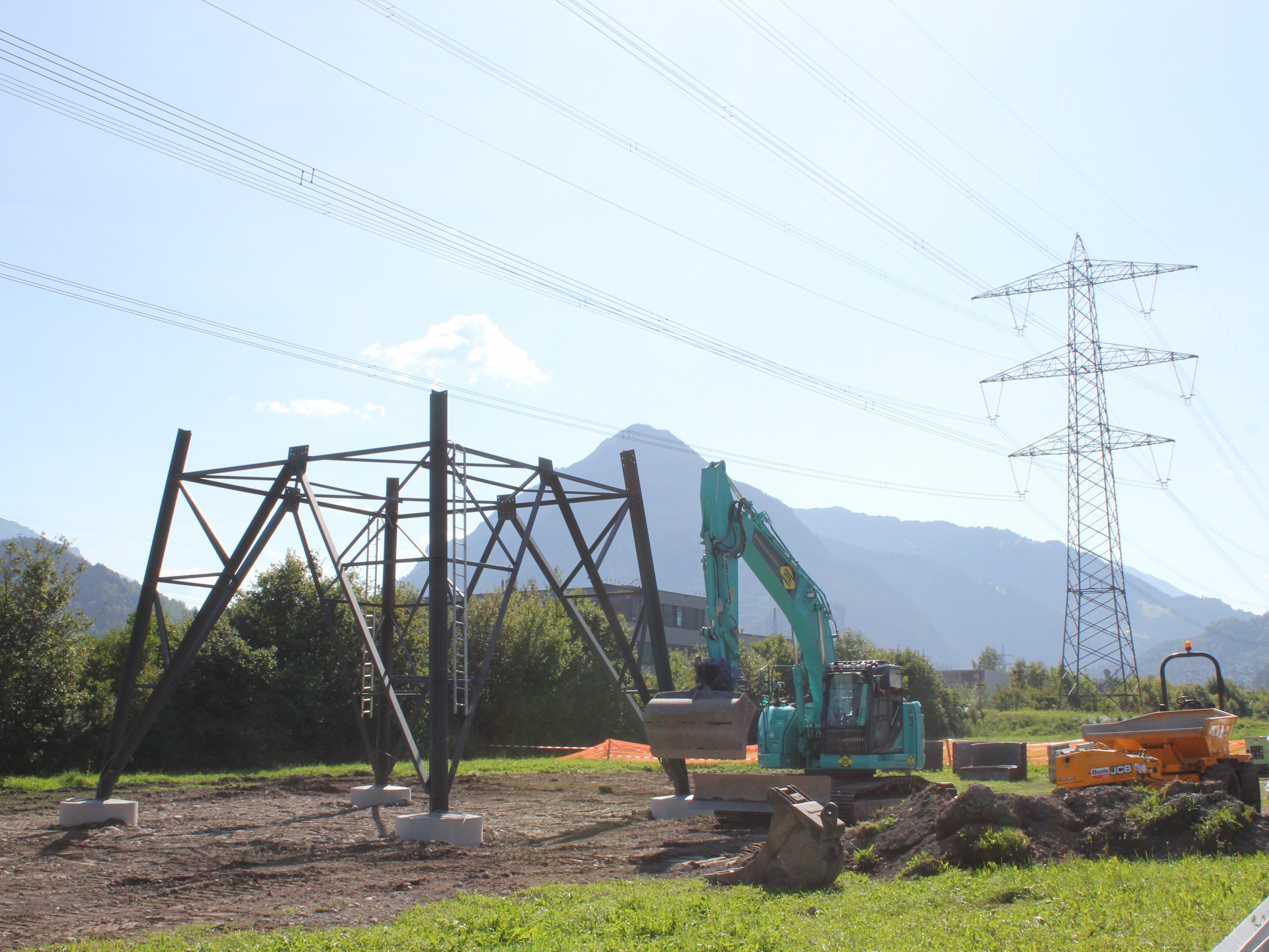 Die Vorarbeiten an der neuen Autobahnanschlusstelle in Bludenz-Bürs schreiten vorran.