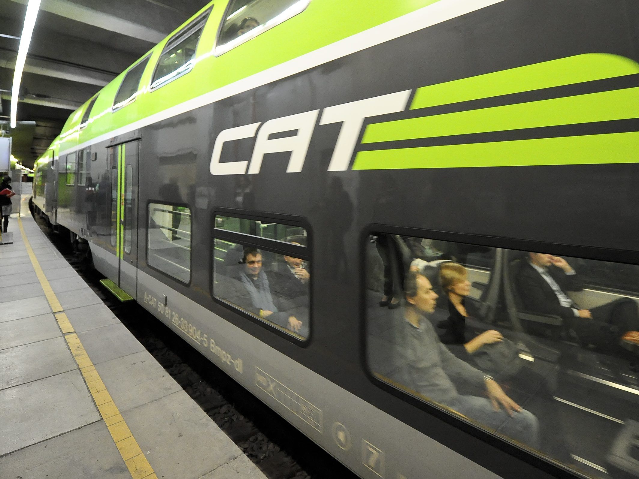 In einem Waggon des CAT kam es zu einer Rauchentwicklung.