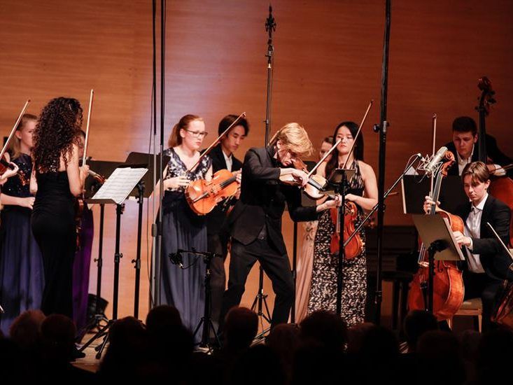 Die jungen Musiker des Ensemble Esperanza kommen zum "Ma hilft"-Konzert nach Schwarzenberg.