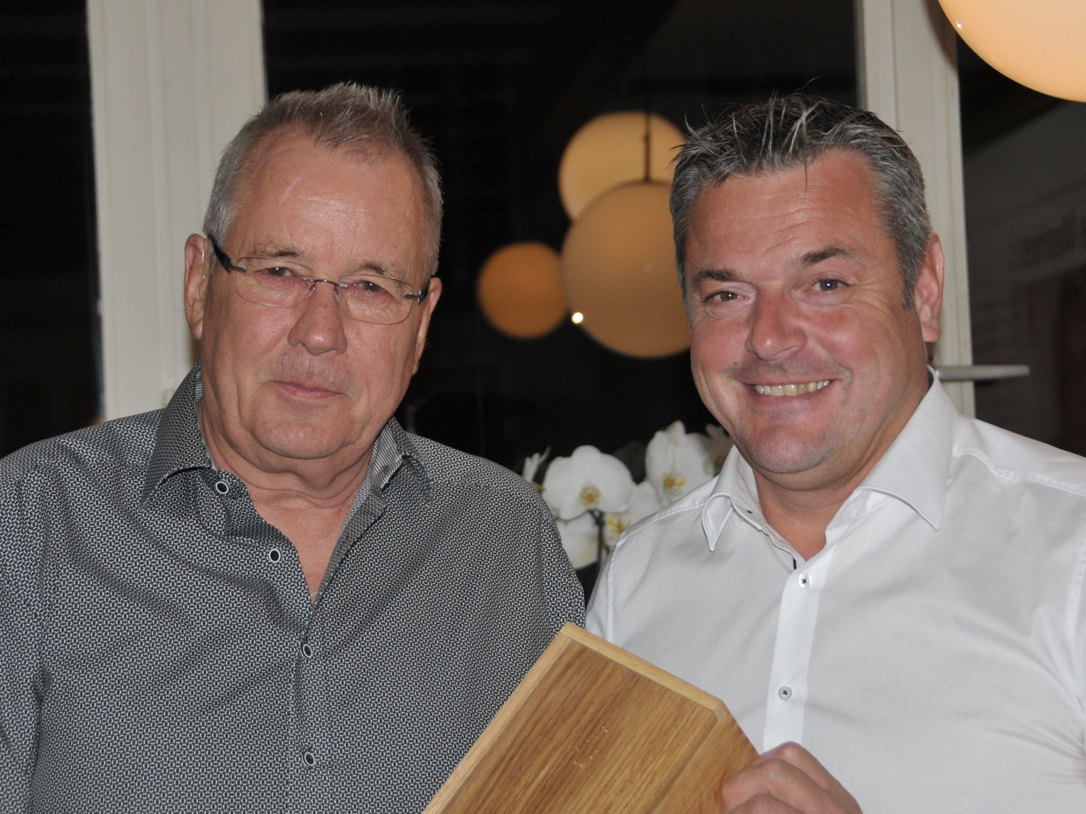 Kassier Manfred Schobel und Obmann Bernhard Kiener Kassier Manfred Schobel und Obmann Bernhard Kiener