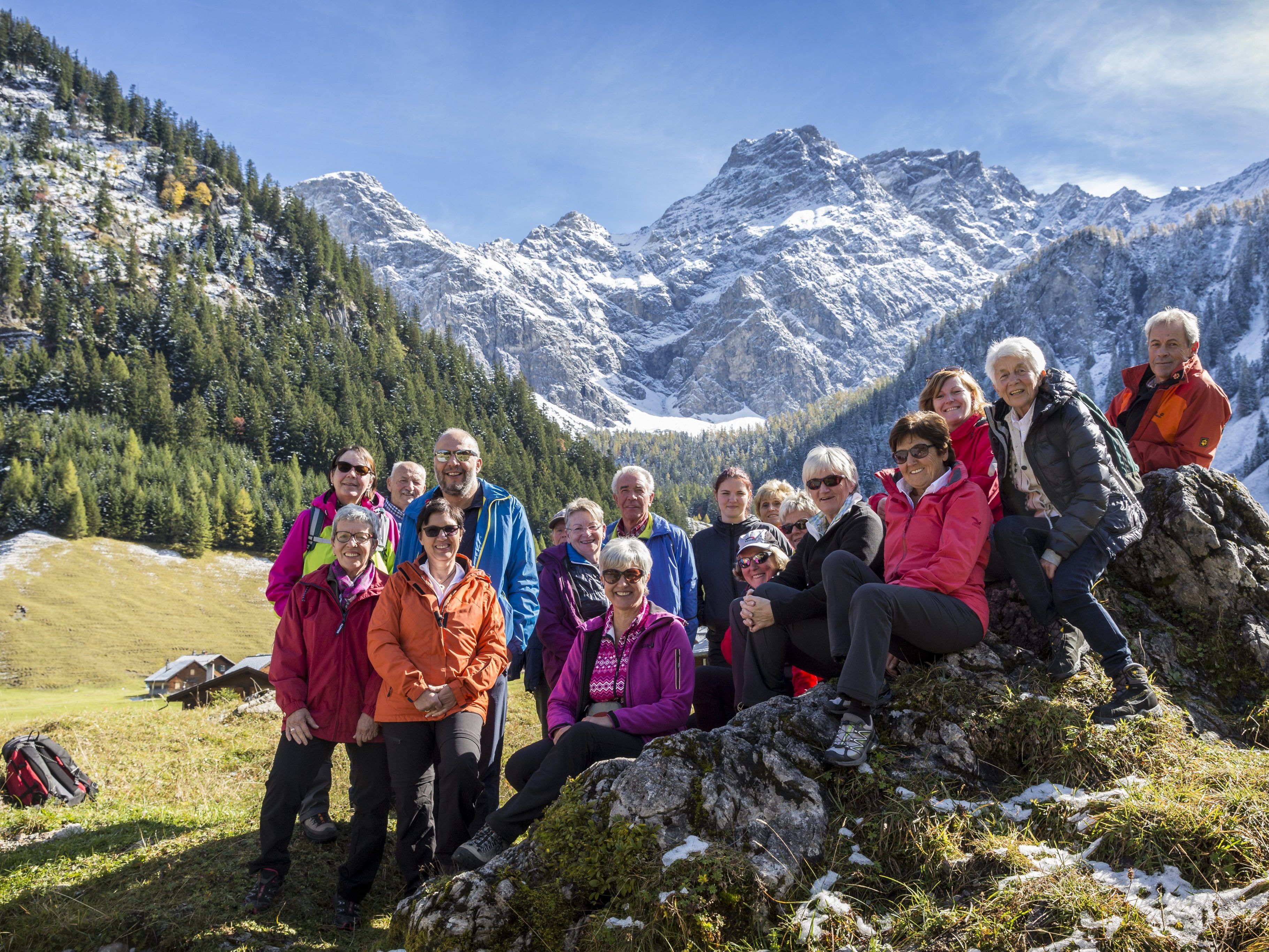 Der Kneipp Verein Mäder beim Wandertag im Nenzinger Himmel