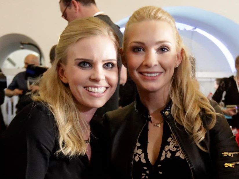Susanne Thier und Philippa Strache. Susanne Thier und Philippa Strache.