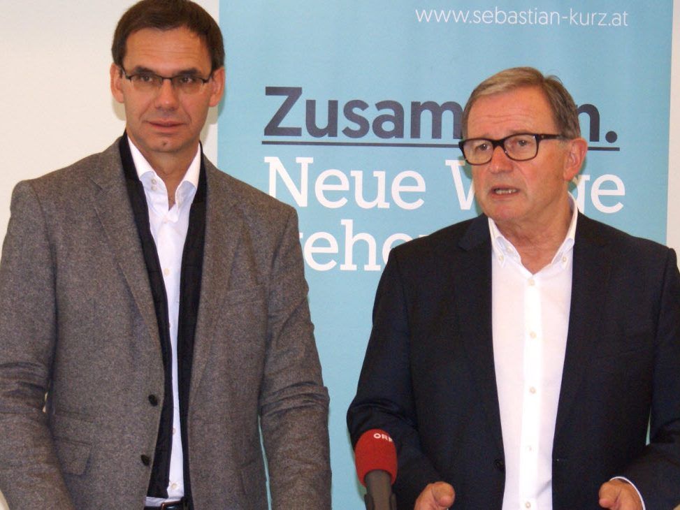 Gemeinsame Pressekonferenz von Wallner und Kopf Gemeinsame Pressekonferenz von Wallner und Kopf