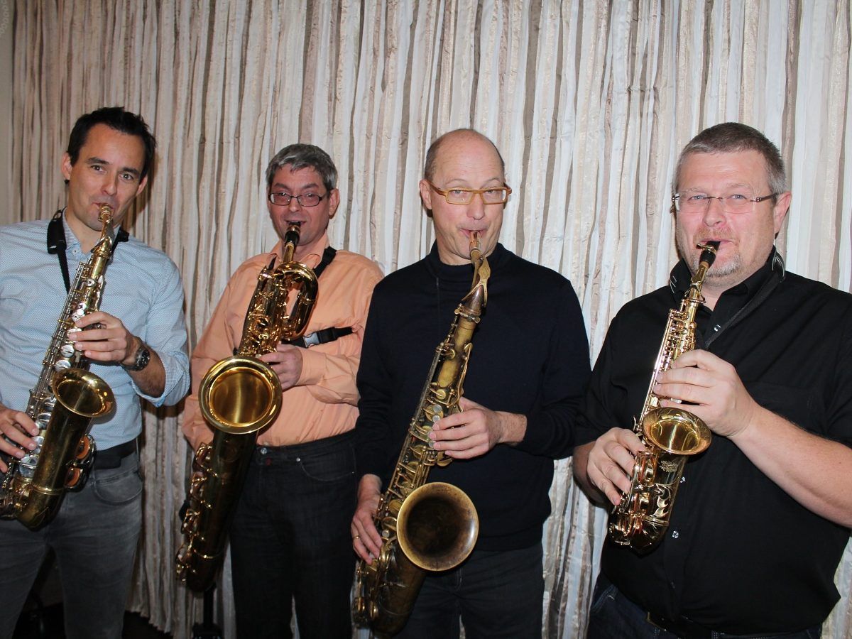 „Just 4 fun“: Mathias Giesinger, Stefan Geiger, Robert Bernhard und Markus Böhler. „Just 4 fun“: Mathias Giesinger, Stefan Geiger, Robert Bernhard und Markus Böhler.