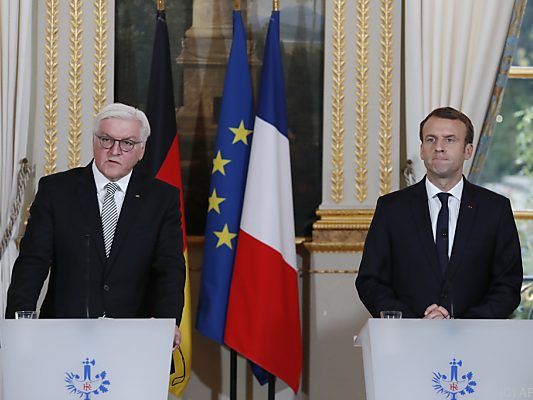 Im Elysee-Palast wurde Einigkeit demonstriert