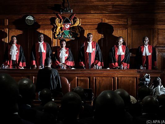 Richter bestätigten Kenyattas Sieg