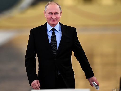 Putin zeigte sich zuversichtlich