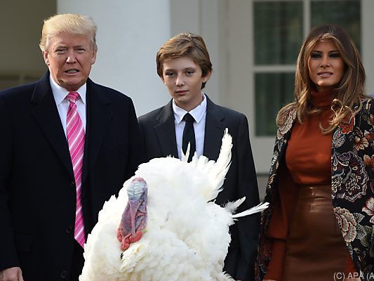 Die Trumps zeigten Gnade mit dem Federvieh