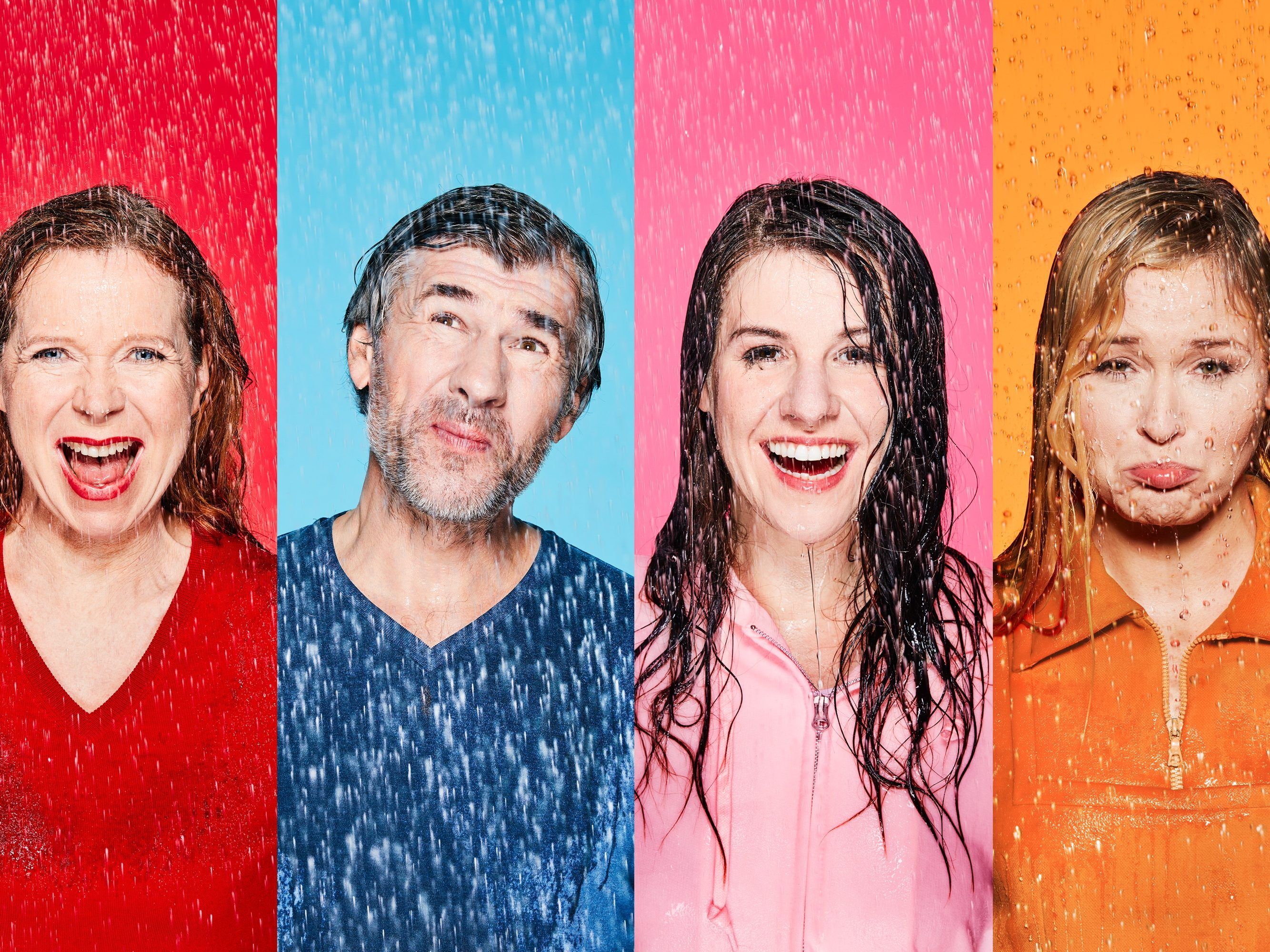 Vom „Hundewetter“ (und  Suff) gezeichnet !? Links: Marion Kracht.