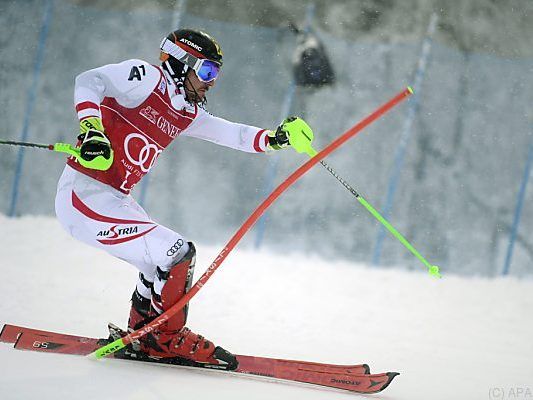 Hirscher mit gutem ersten Durchgang beim Comeback