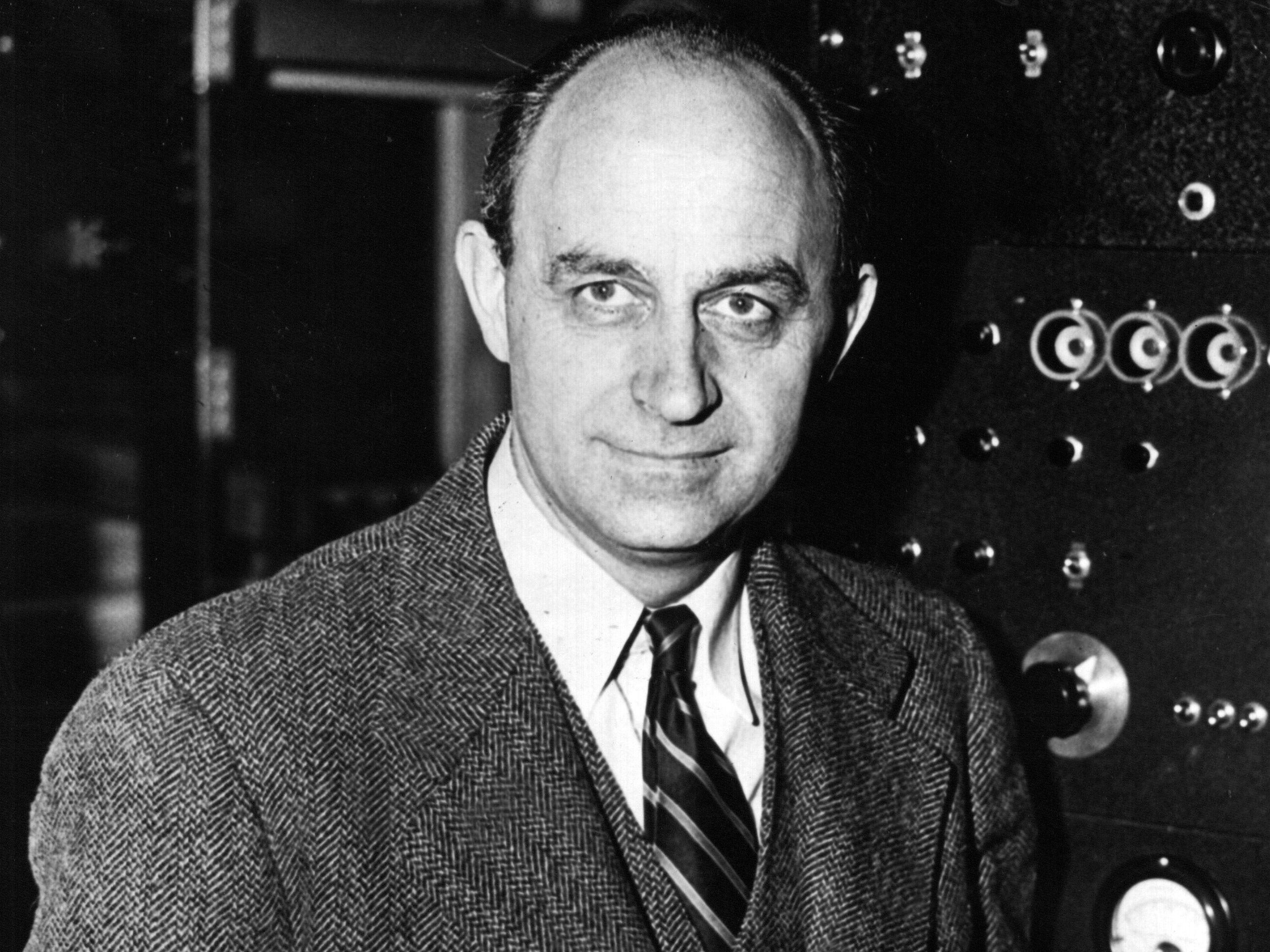 Kernphysiker Fermi war später auch am Bau der Atombombe beteiligt. Kernphysiker Fermi war später auch am Bau der Atombombe beteiligt.