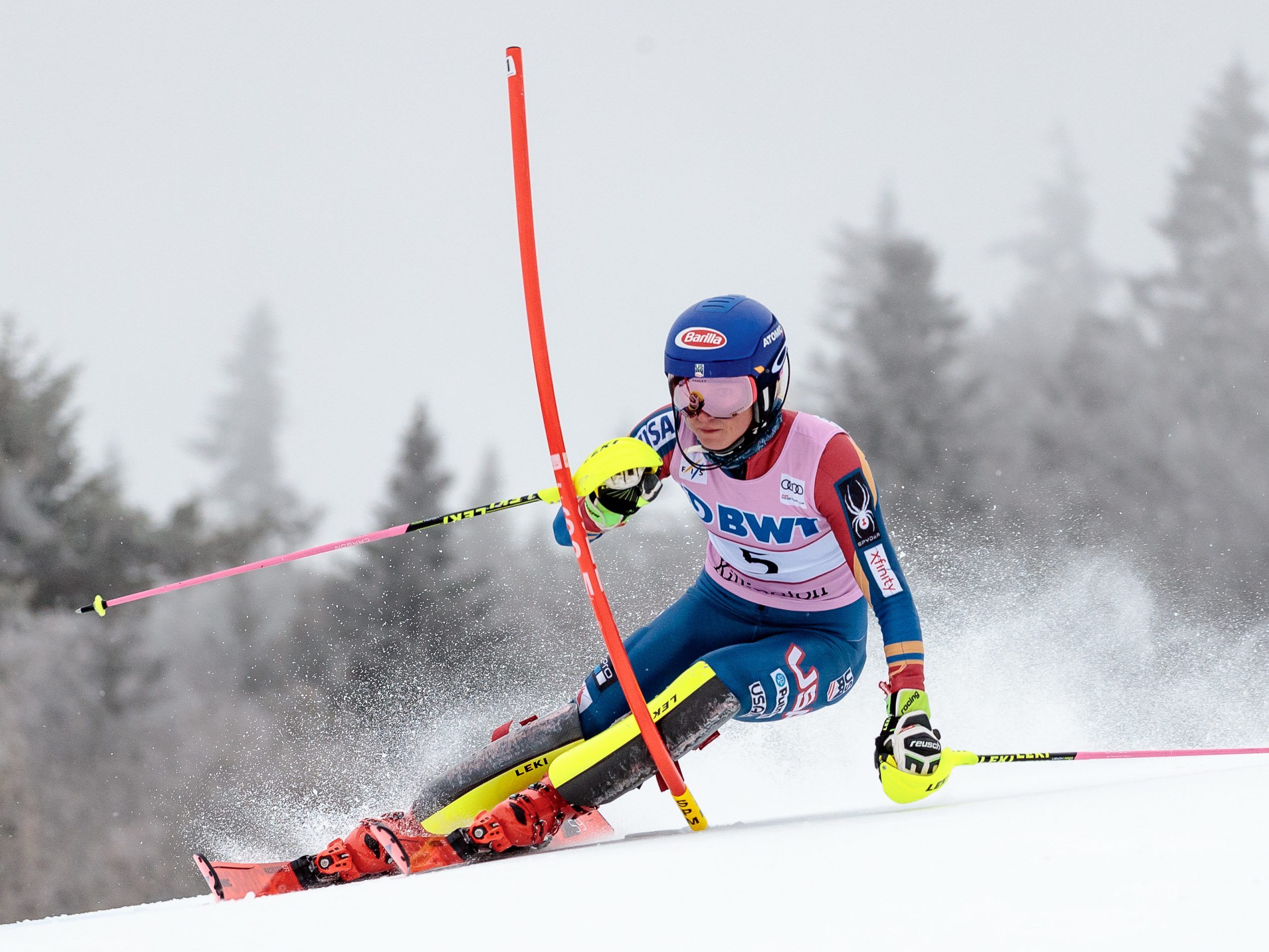 Shiffrin deklassierte im heutigen Slalom die gesamte Konkurrenz.