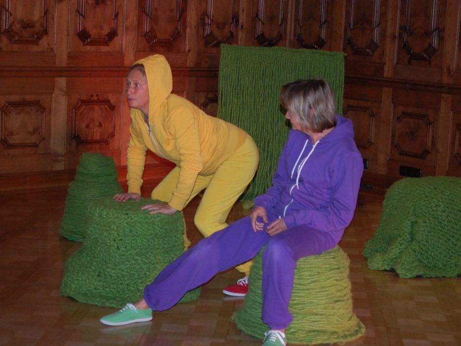 Eine Fantasiereise wurde beim Kindertheater „Schnrps krps drps“ angeboten.