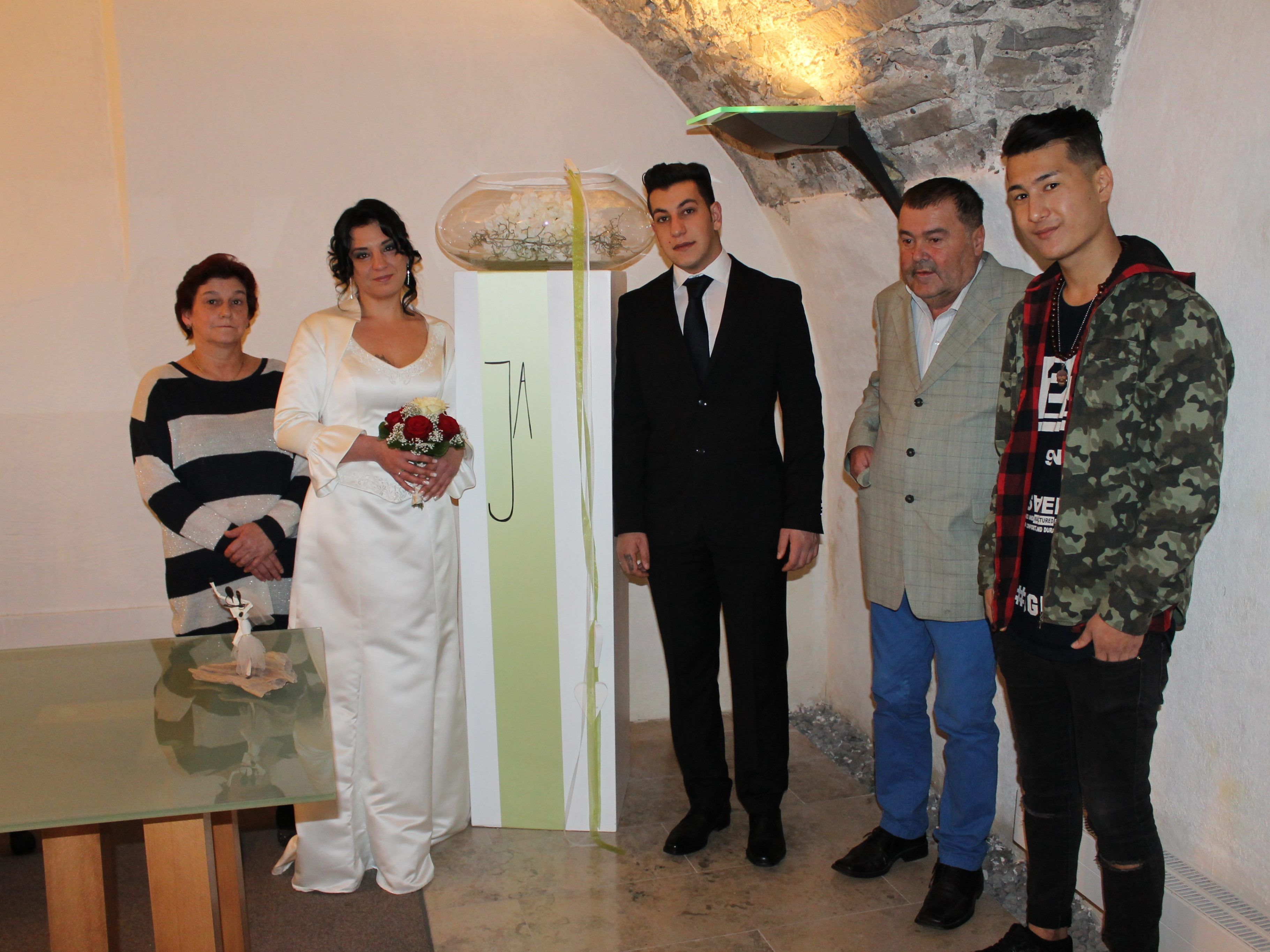Andrea Leimbach und Amin Hussainquli haben geheiratet