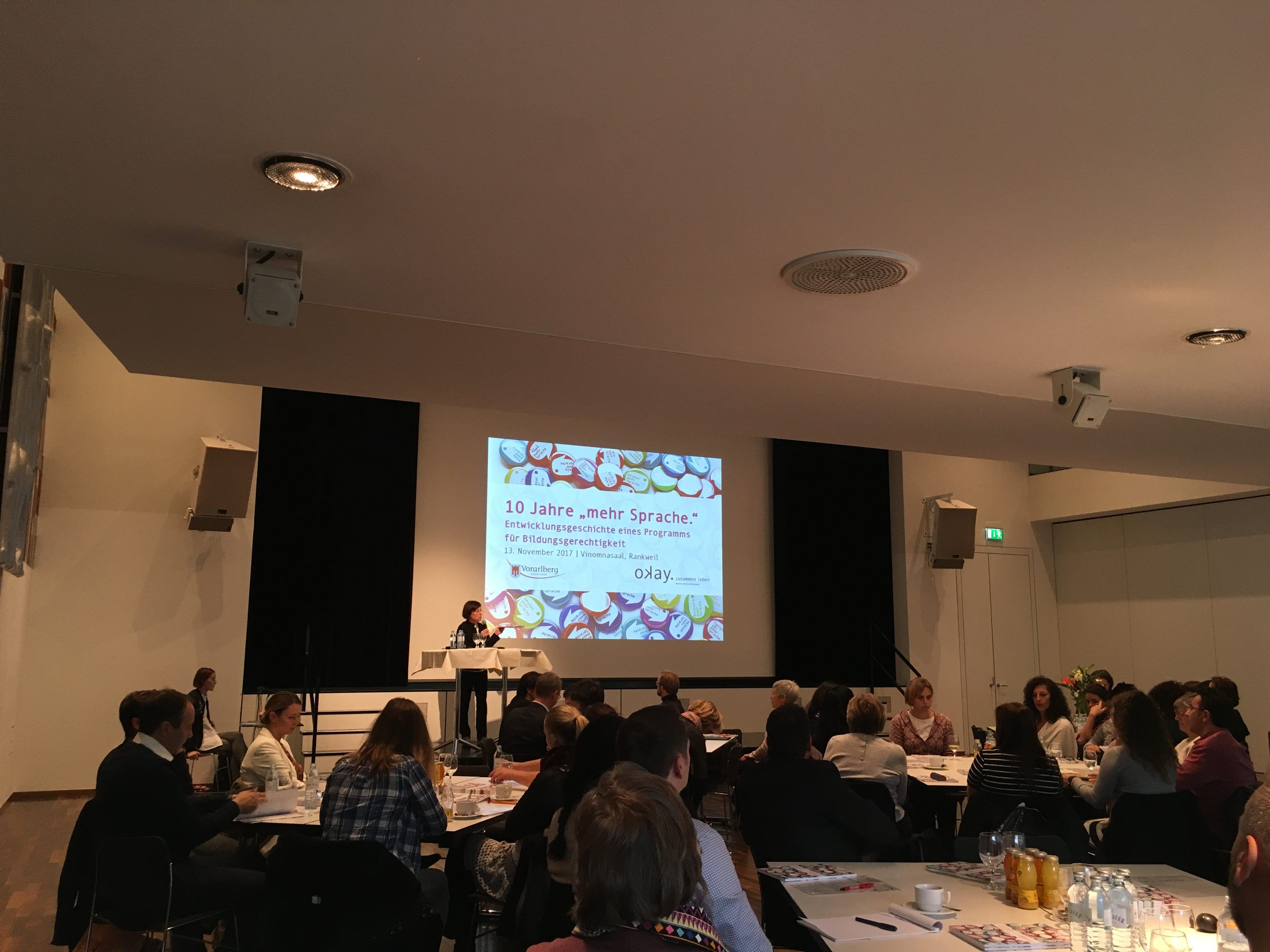 Zahn Jahre "mehr Sprache" wurde in Rankweil gefeiert. Das Programm hat auch in den Kindergärten der Gemeinde eine wichtige Rolle inne.