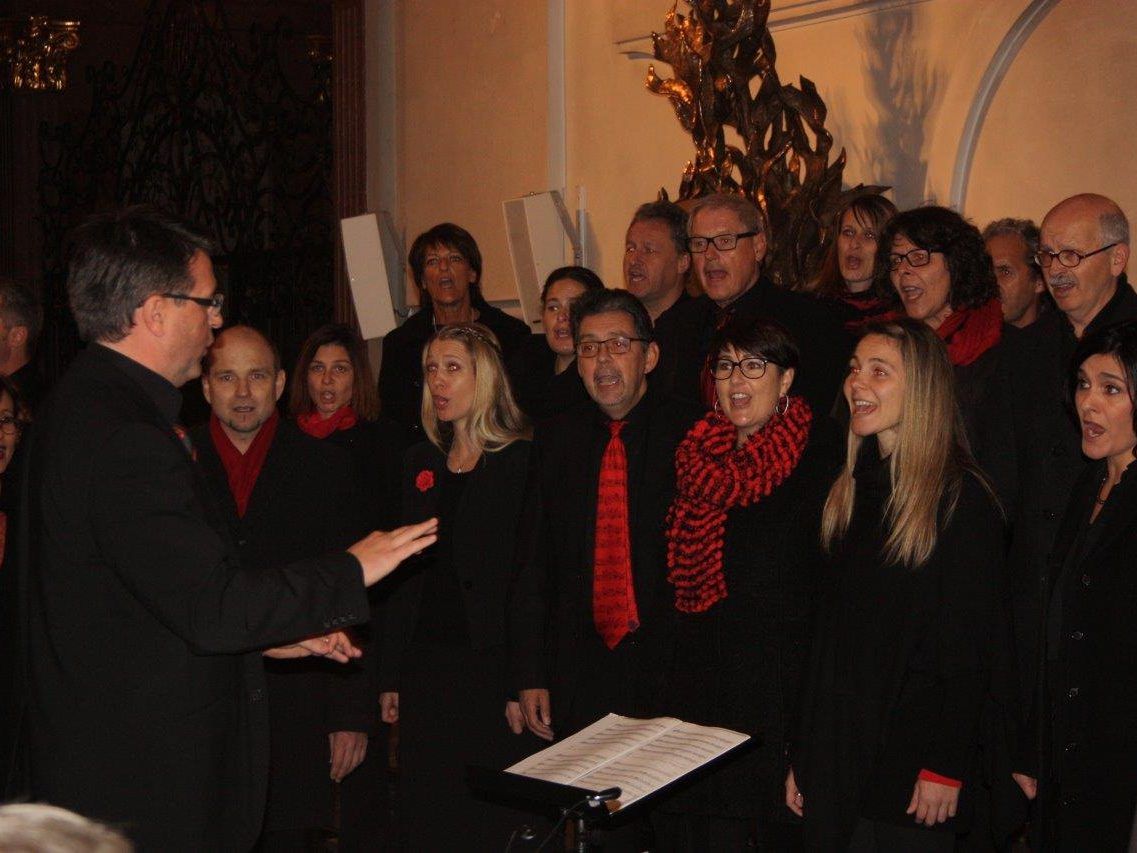 Der Bludenzer Gioia Chor begeisterte auf allen Linien in der Rankweiler Basilika