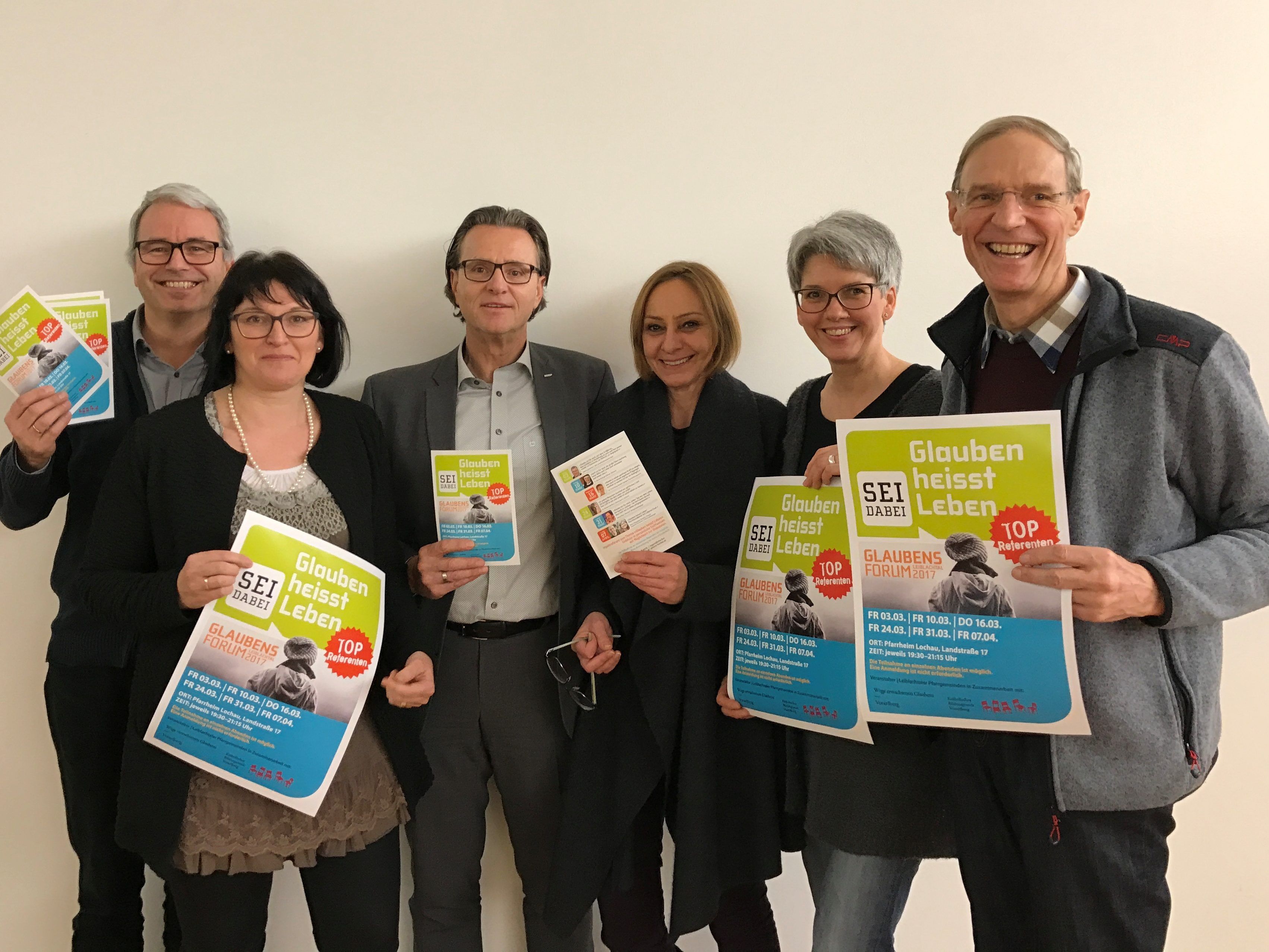 Das Organisationsteam der Leiblachtaler Pfarrgemeinden lädt auch im Jahr 2018 mit namhaften Referenten zum „Glaubensforum Leiblachtal“ ins Lochauer Pfarrheim Das Organisationsteam der Leiblachtaler Pfarrgemeinden lädt auch im Jahr 2018 mit namhaften Referenten zum „Glaubensforum Leiblachtal“ ins Lochauer Pfarrheim
