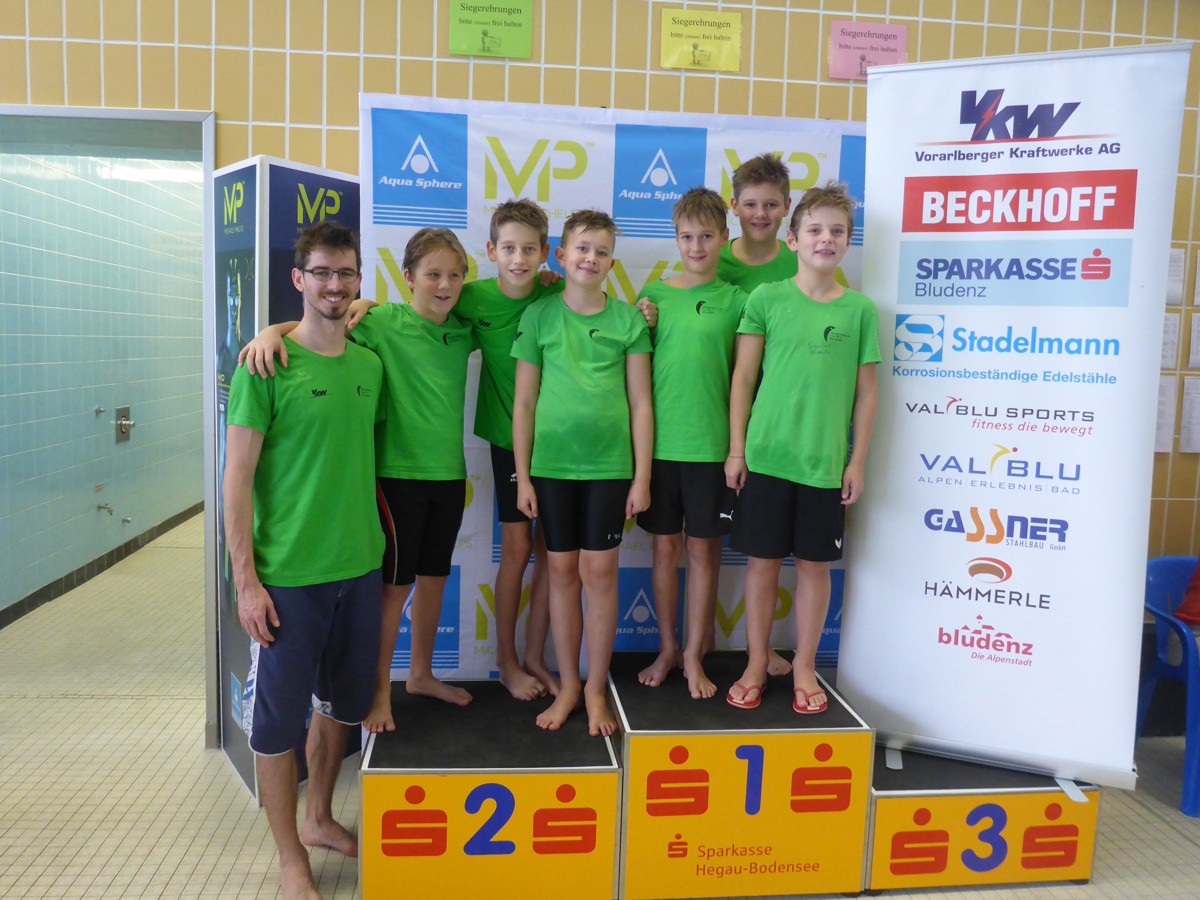 Tolle Leistungen der Bludenzer Schwimmer Tolle Leistungen der Bludenzer Schwimmer