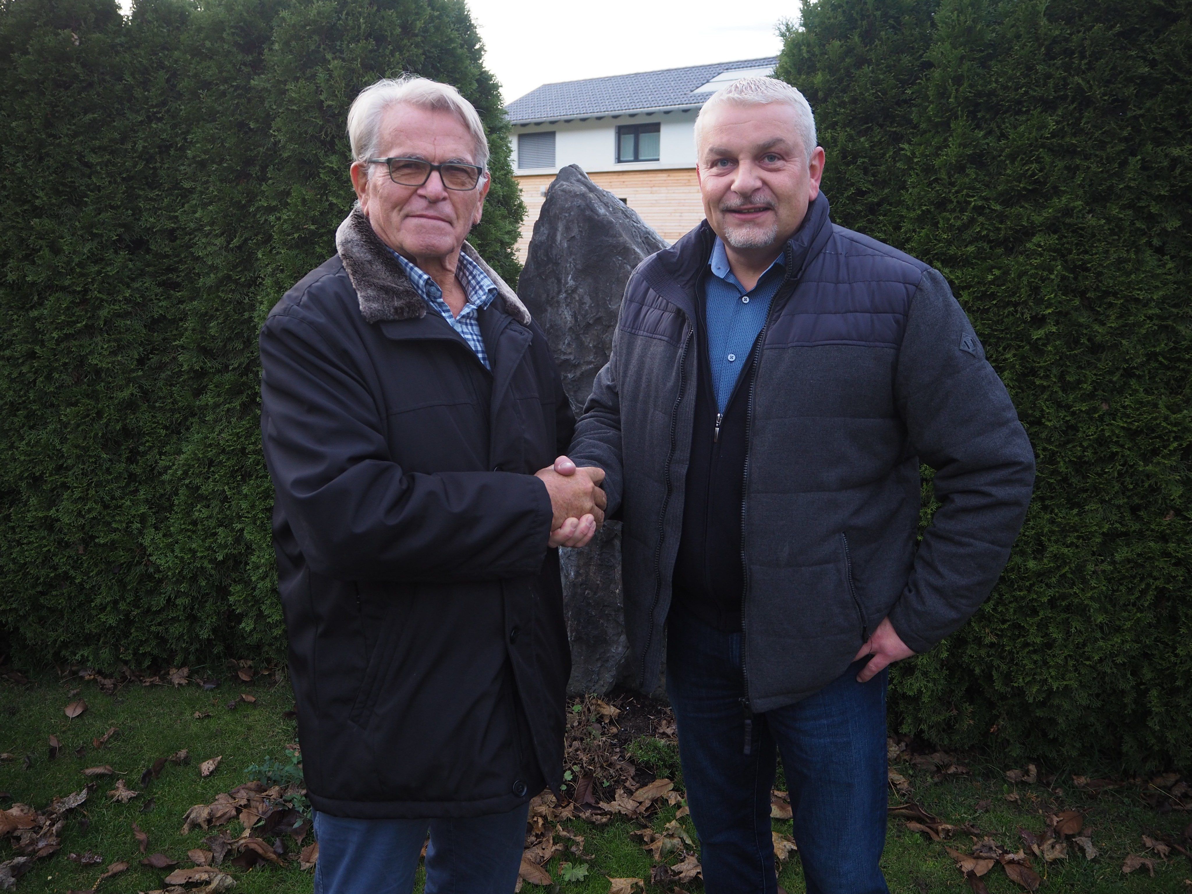 Franz Berkmann übergibt an Günter Rigo