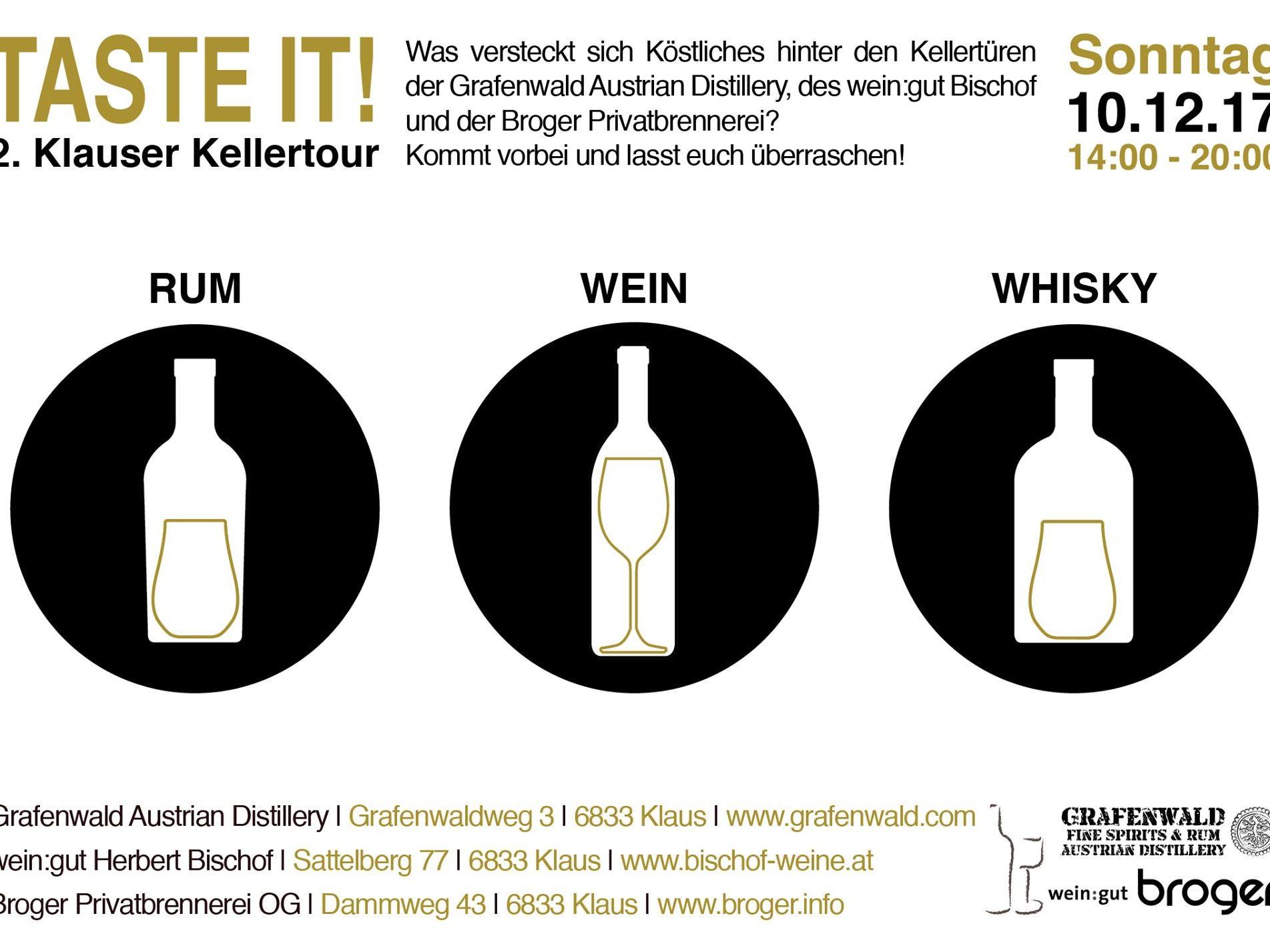 Taste it! 2. Klauser Kellertour