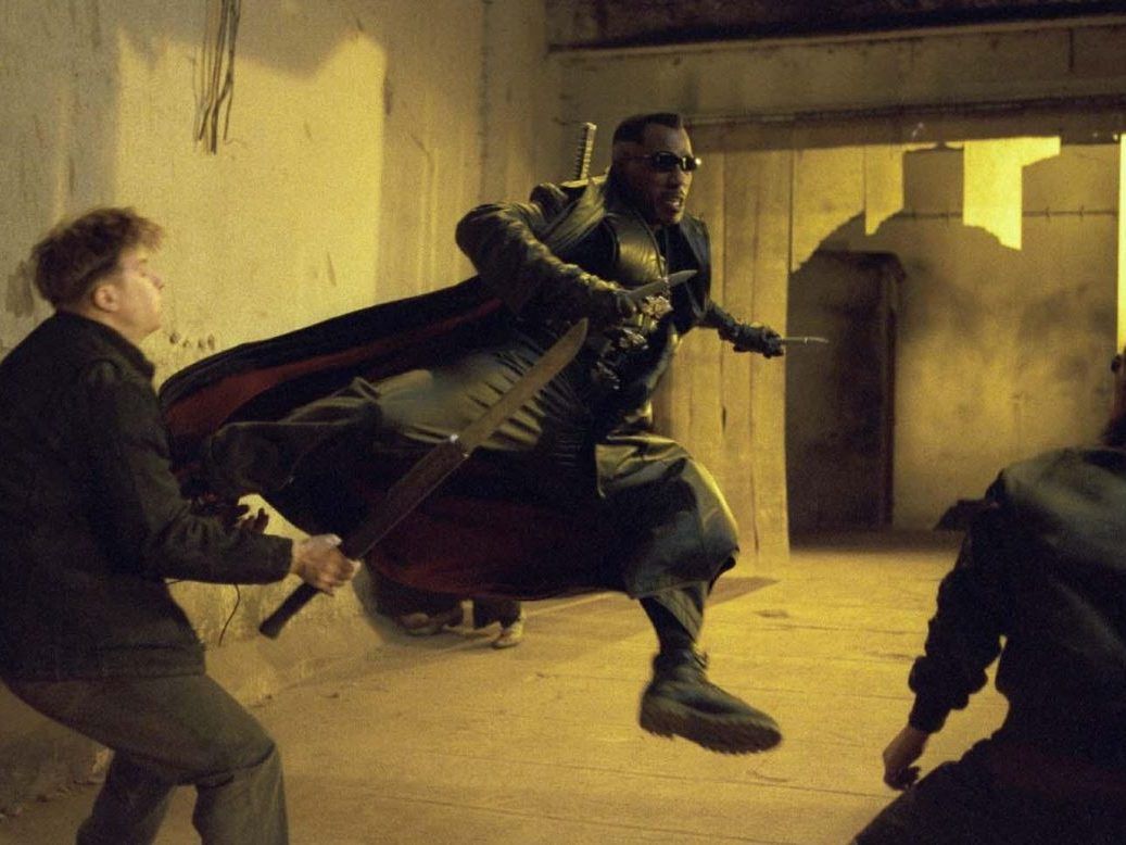 Wesley Snipes in Blade. Wesley Snipes in Blade.