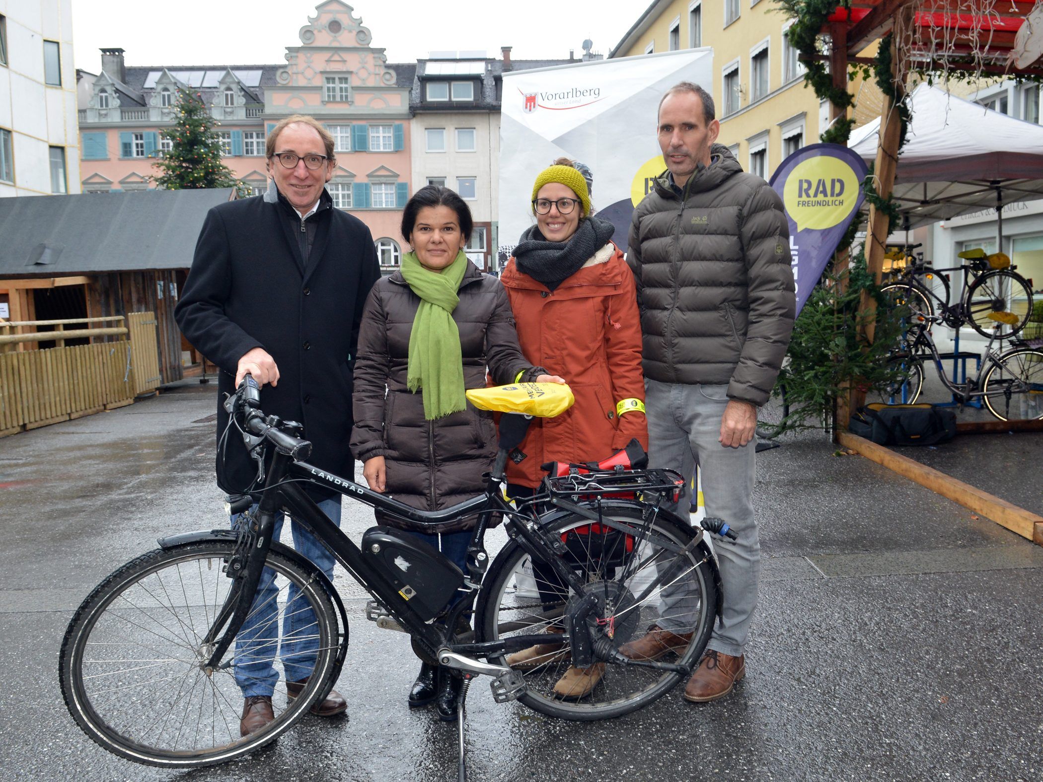 Auch im Winter sind viele Vorarlberger mit dem Rad unterwegs.