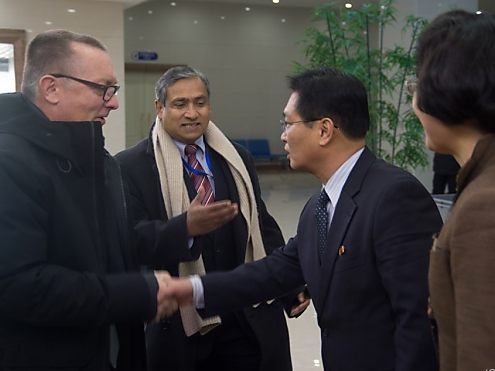 Feltman in Nordkorea empfangen