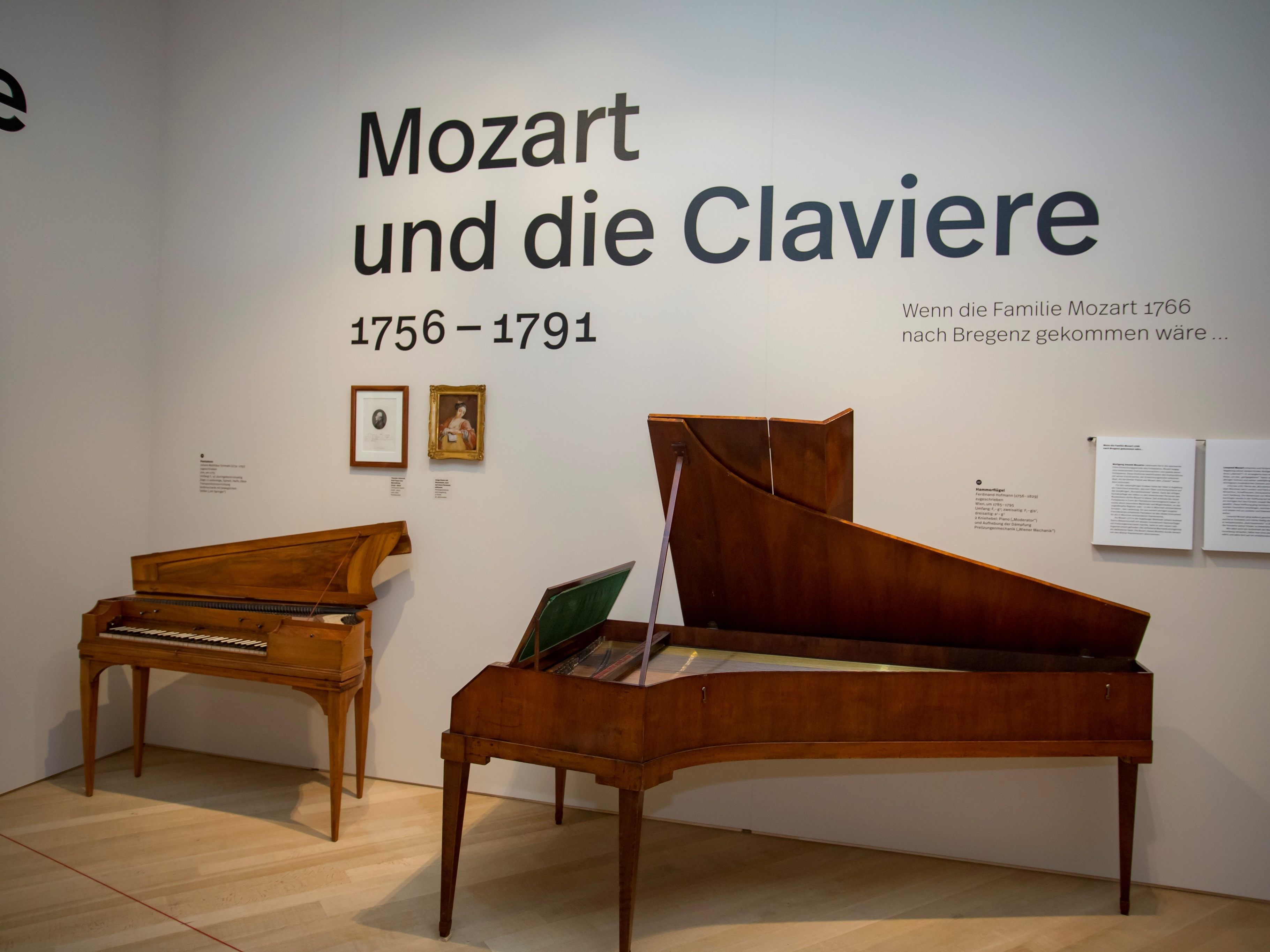 Die aktuelle Ausstellung im Vorarlberg Museum widmed sich Tasteninstrumenten.
