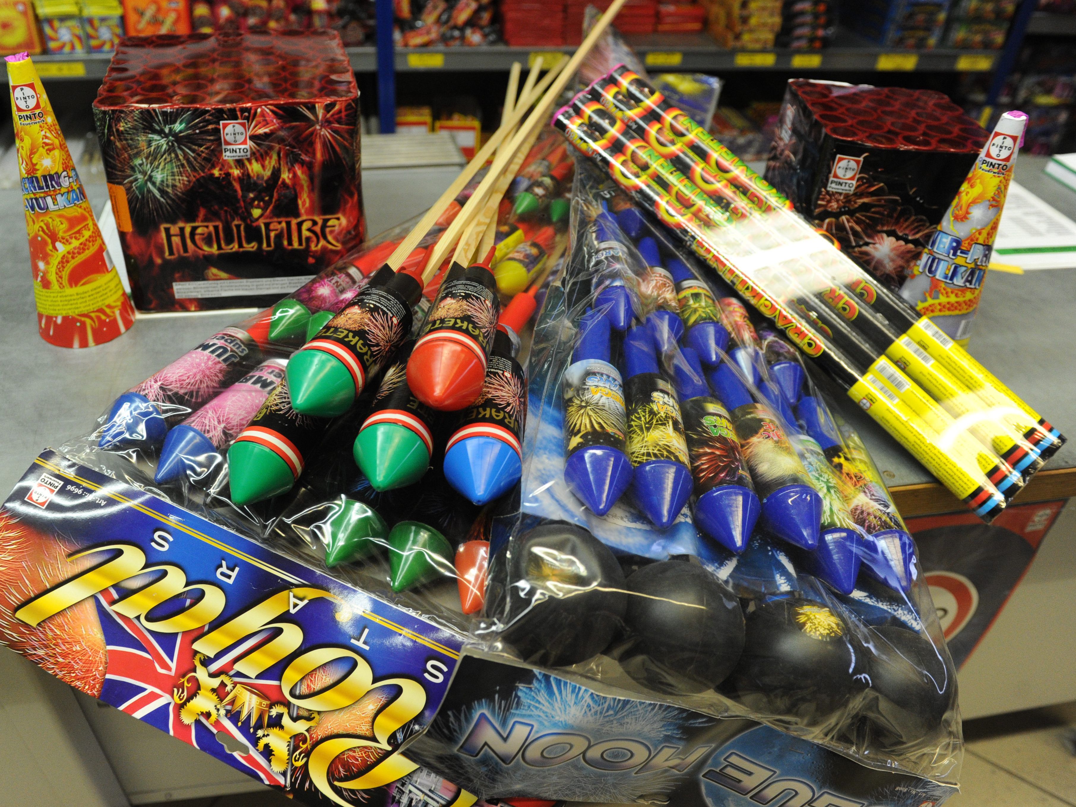Silvesterfeuerwerk kann zur Gefahr werden.