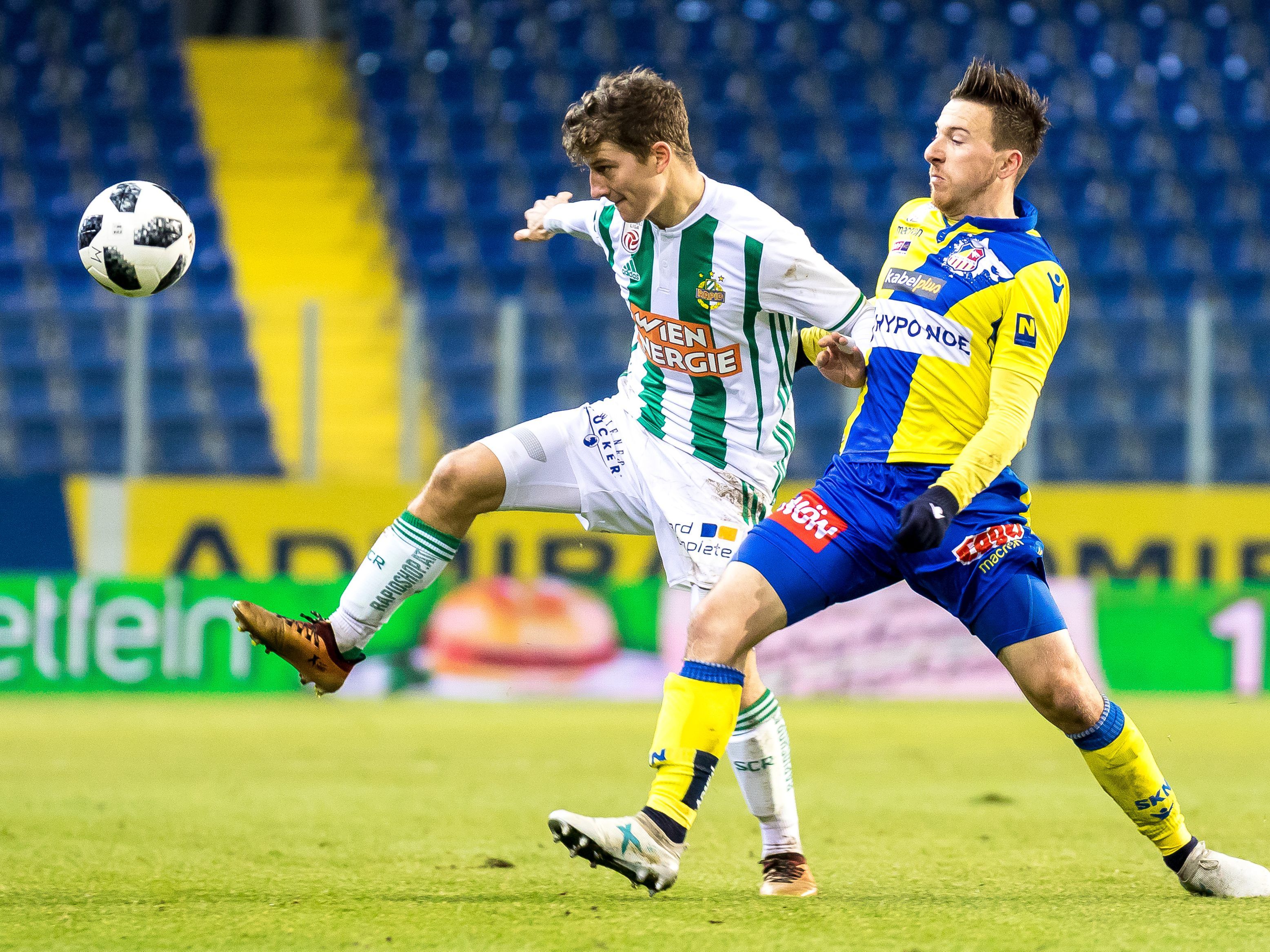 Rapid Wien konnte St. Pölten 5:0 besiegen.