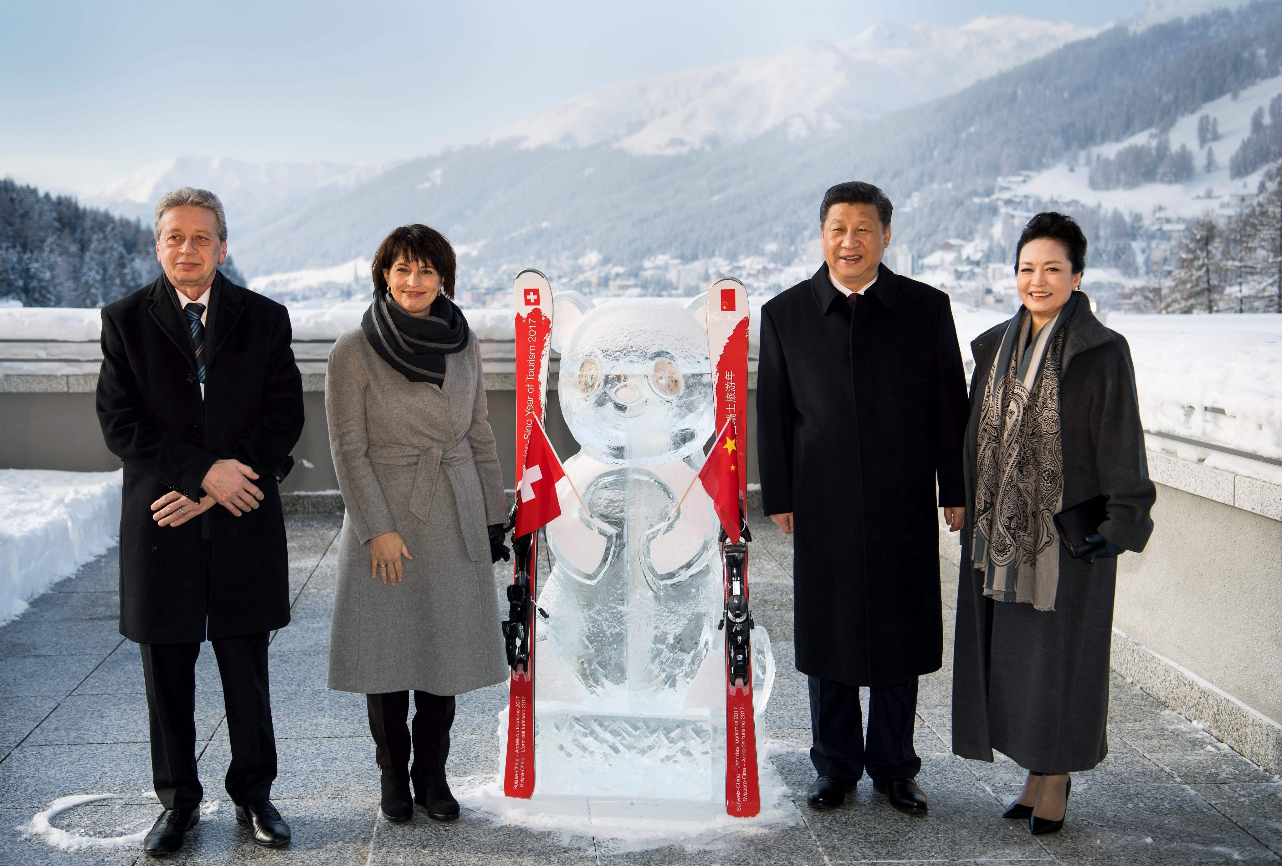 Xi Jinping in Davos.