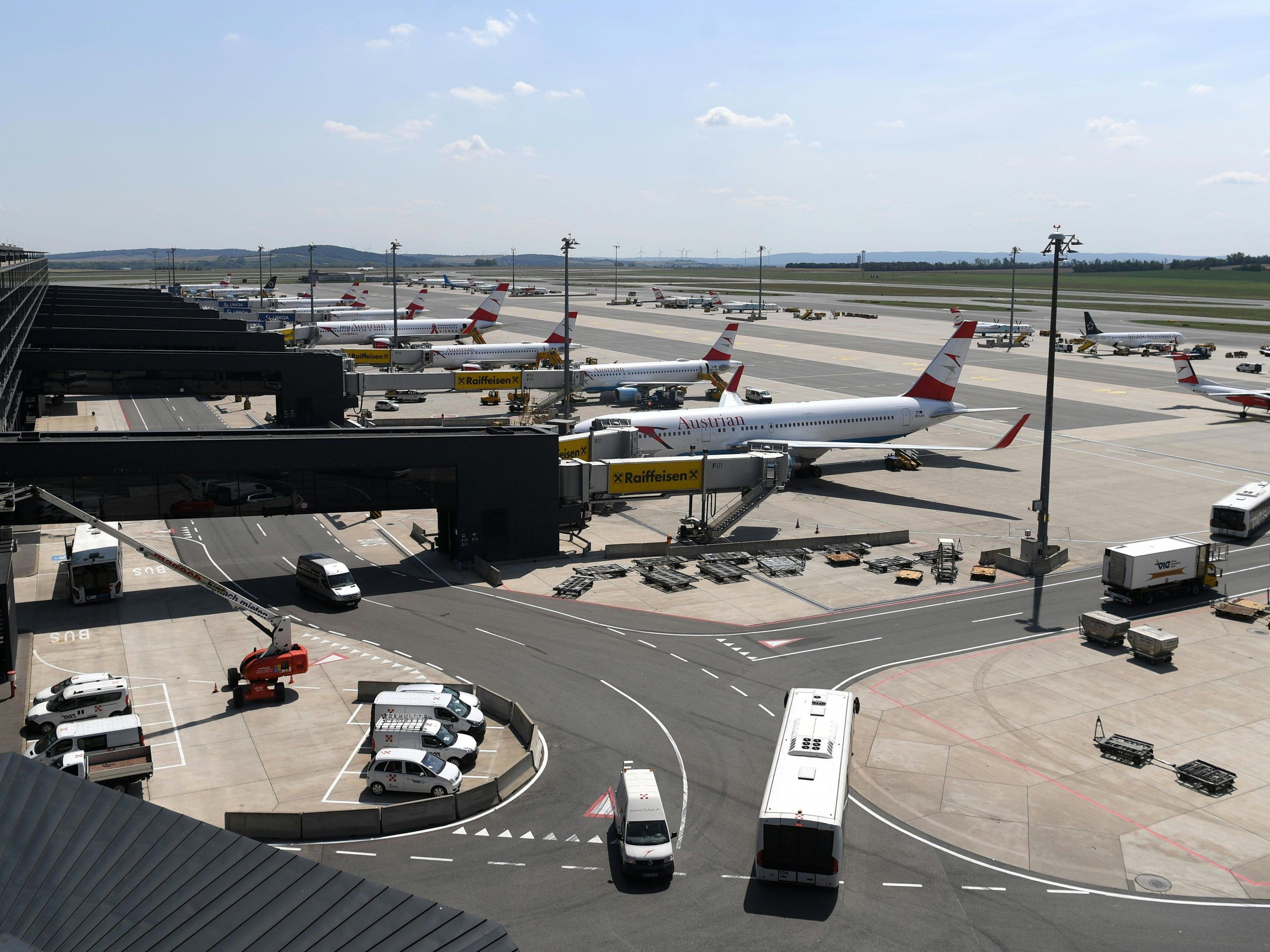 Die Zahl der Flüge am Flughafen Wien ist rückläufig seit Jahresbeginn