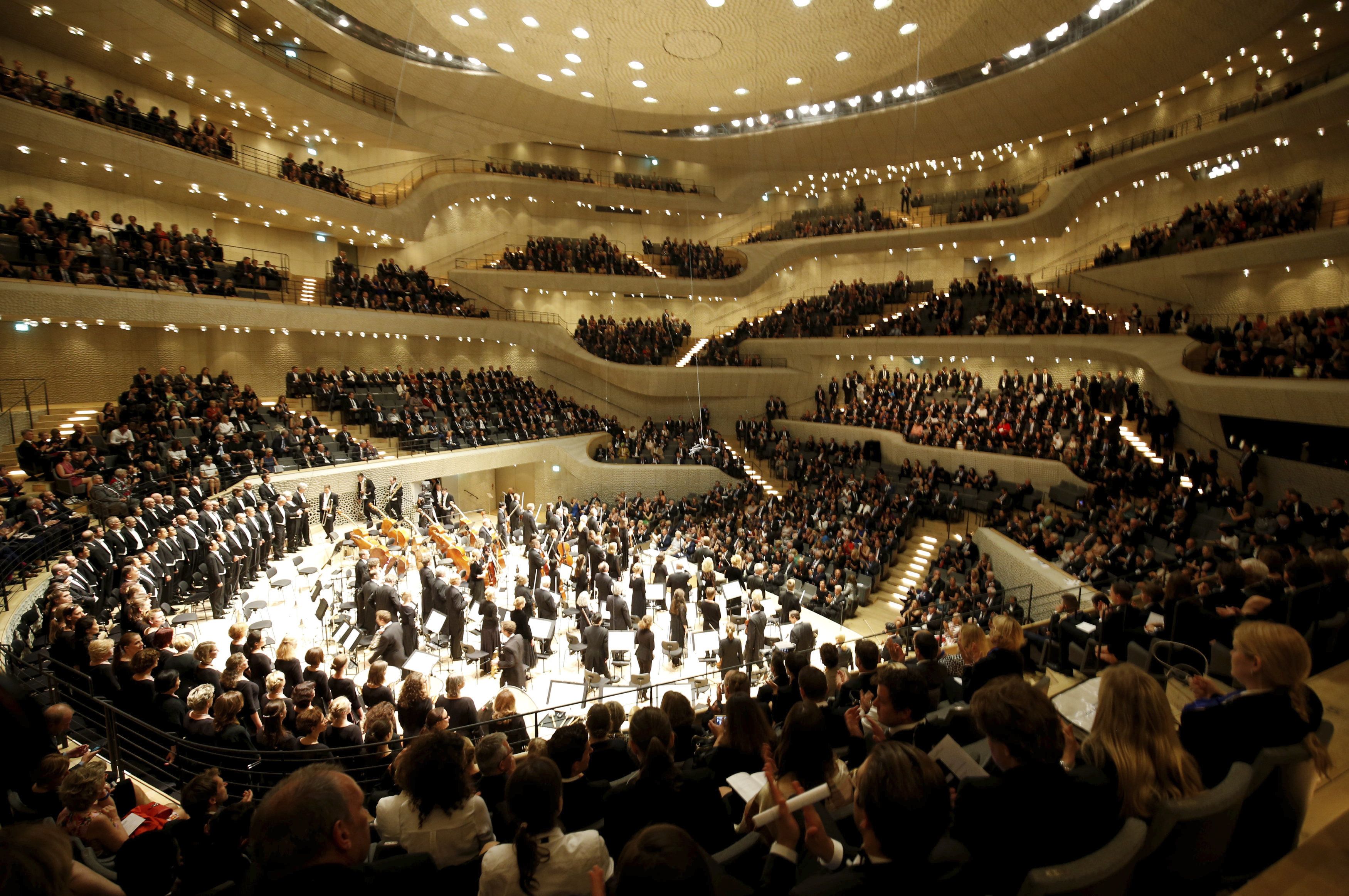 Die Elbphilharmonie in Hamburg