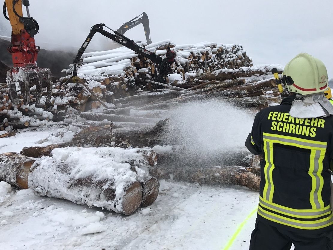 Feuerwehr im Großeinsatz.