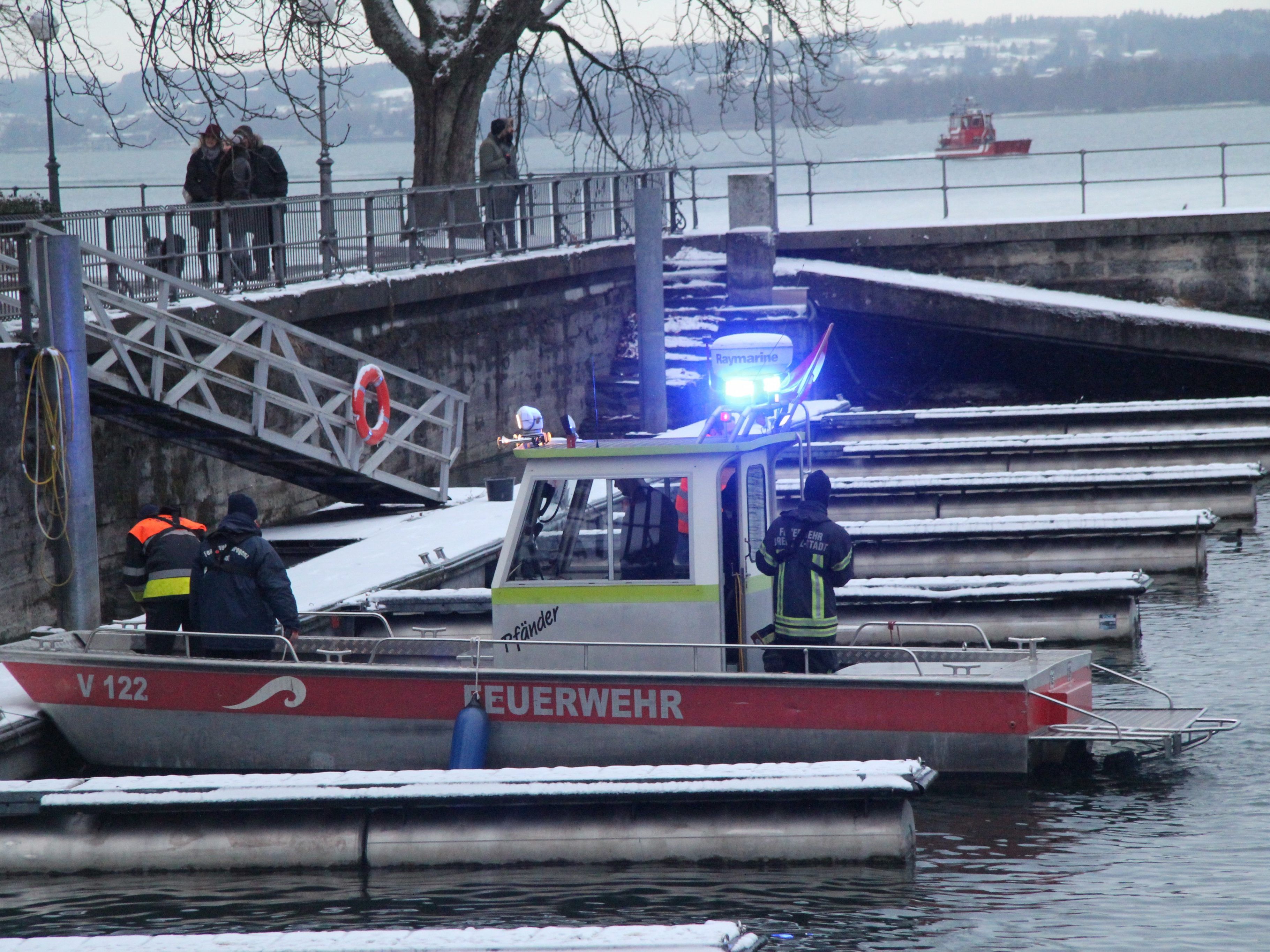 Großeinsatz am Bodensee.