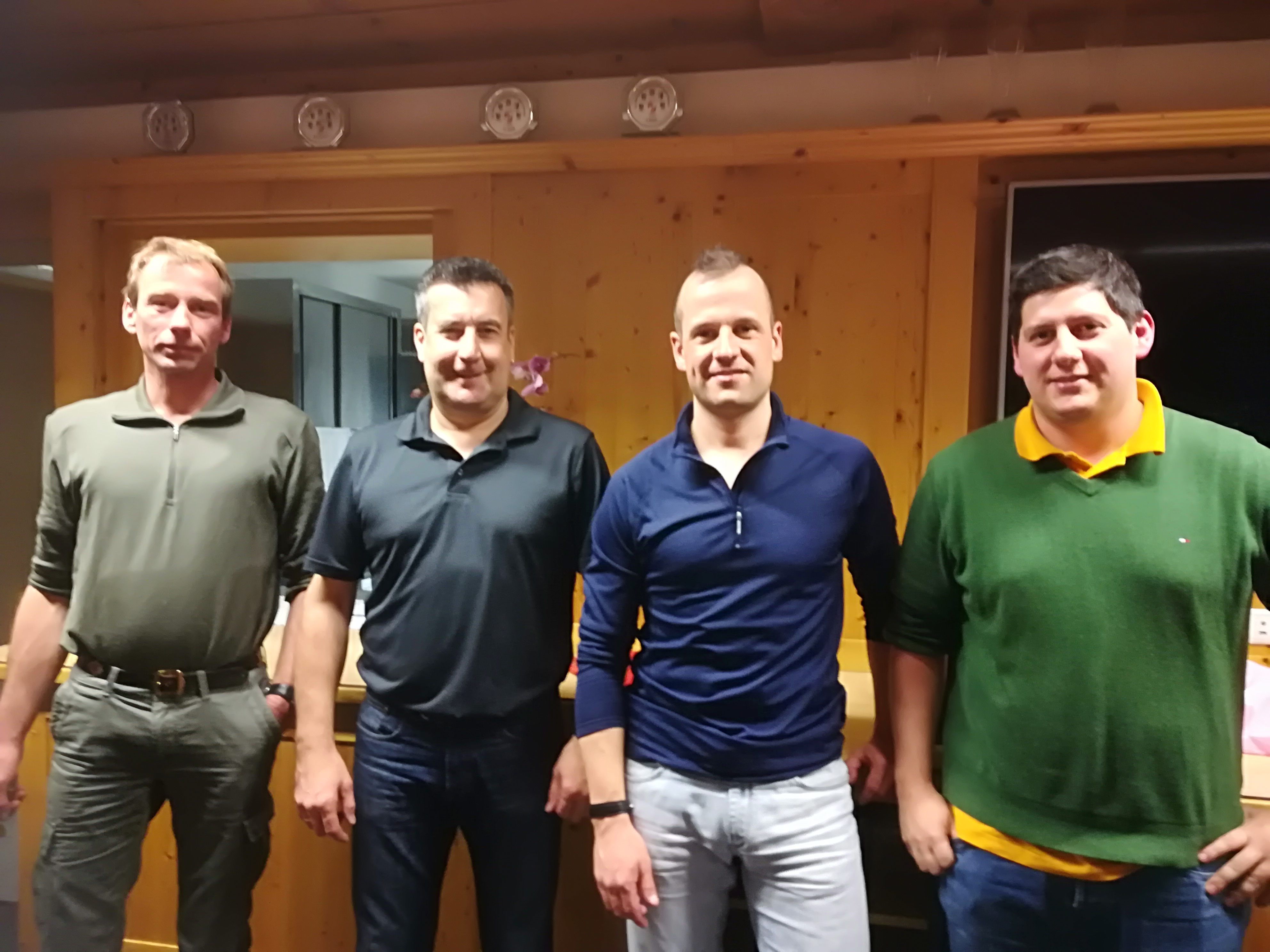 v.l.n.r. Markus Netzer, Christian Netzer, Martin Prautsch, Christian Ladurner v.l.n.r. Markus Netzer, Christian Netzer, Martin Prautsch, Christian Ladurner