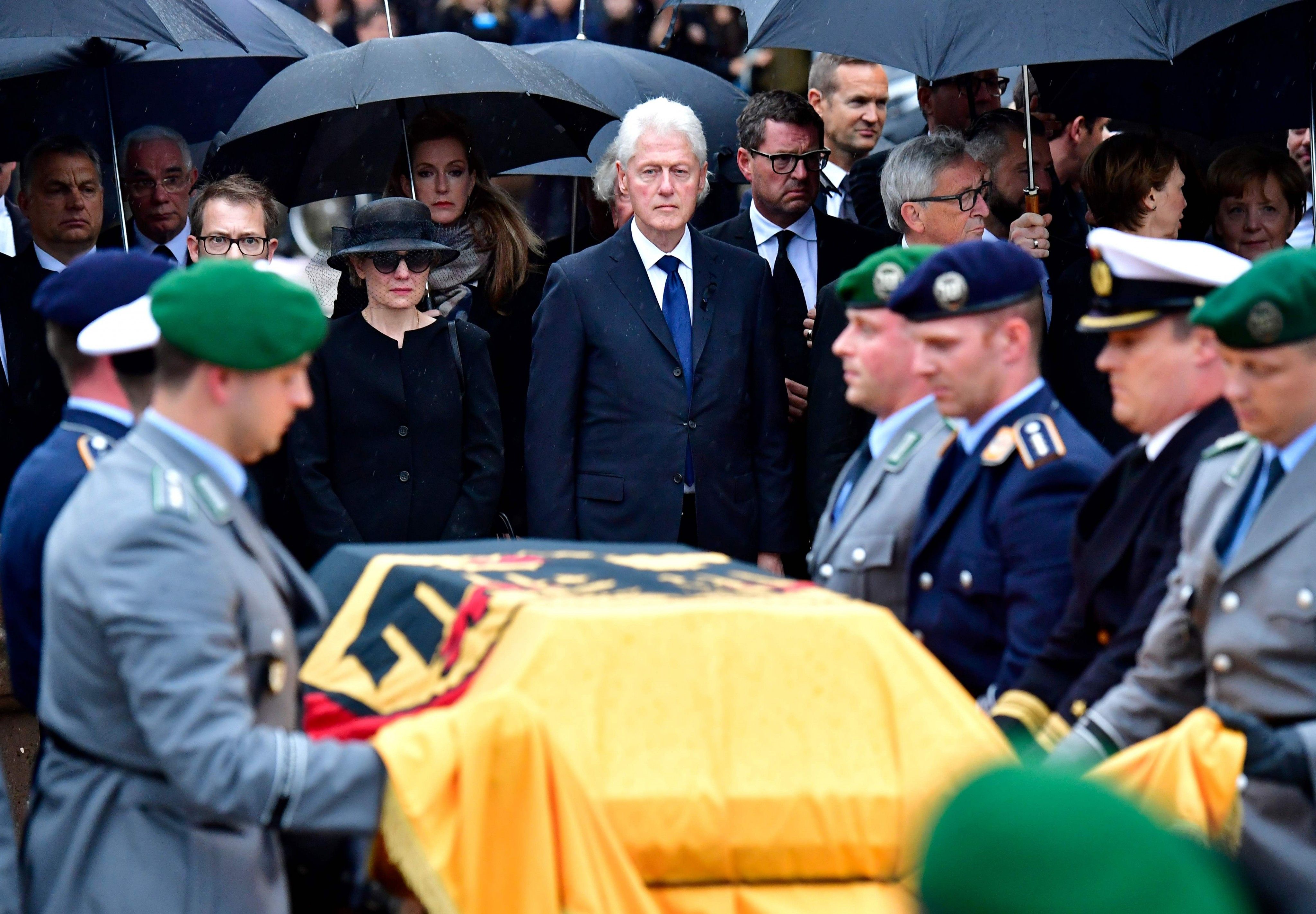 Helmut Kohls Begräbnis.