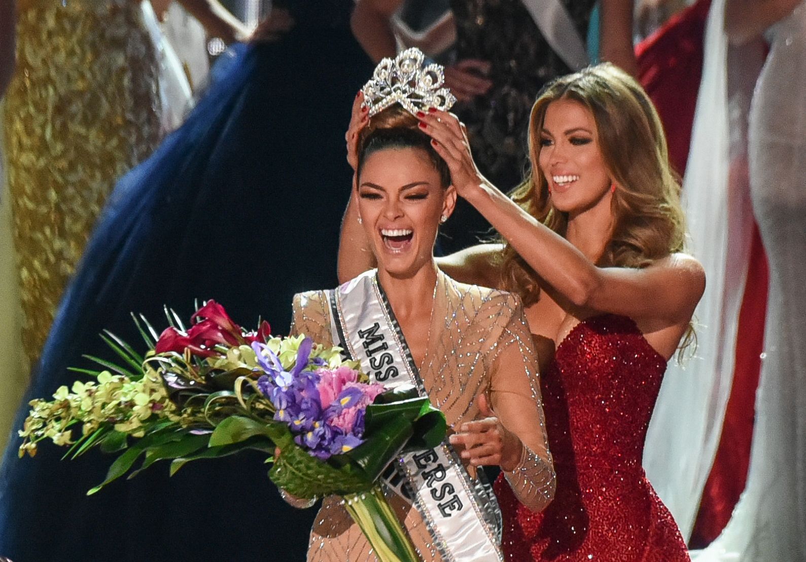Miss Universe wurde eine Französin. Miss Universe wurde eine Französin.