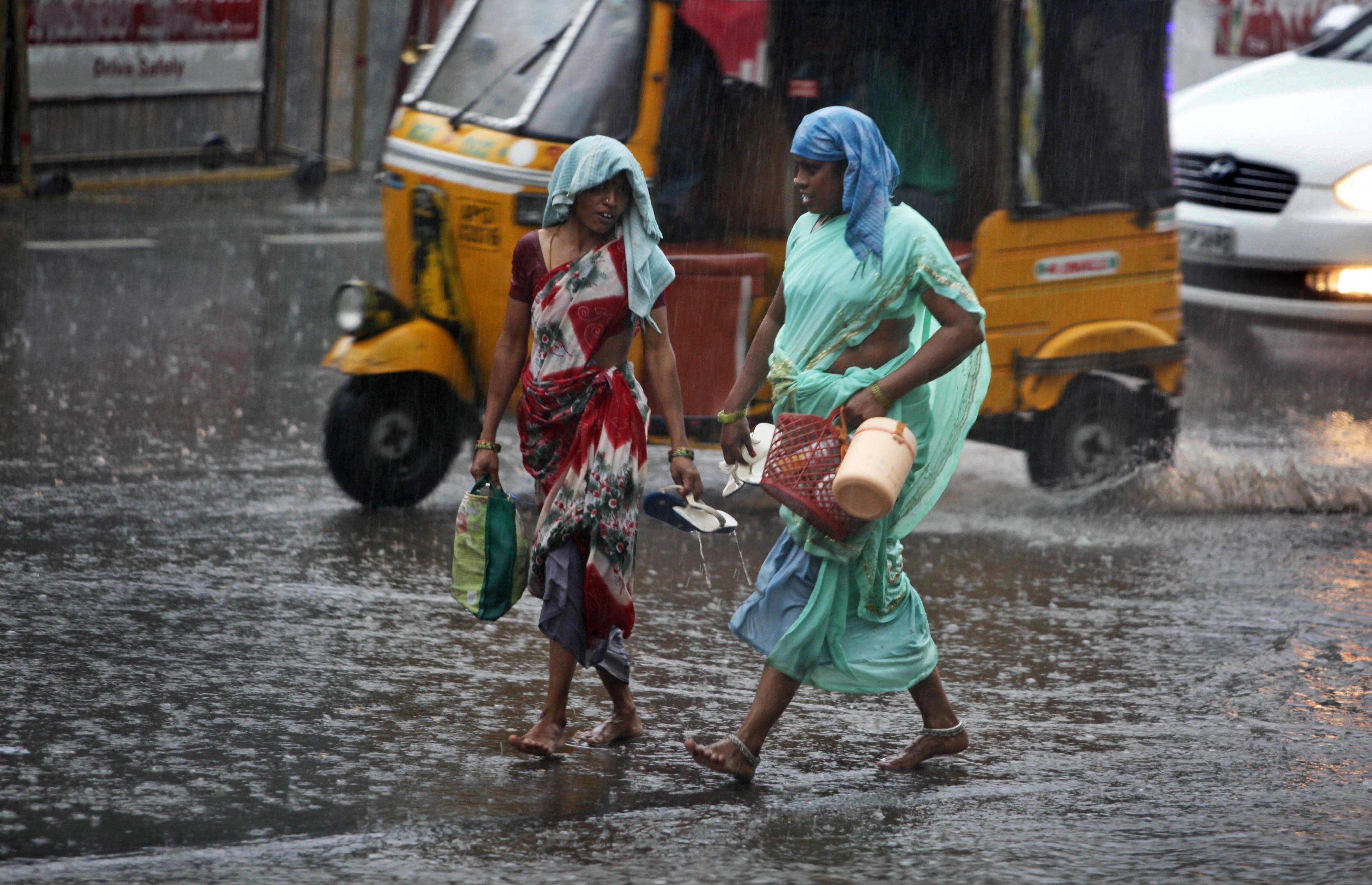 Monsun in Indien.