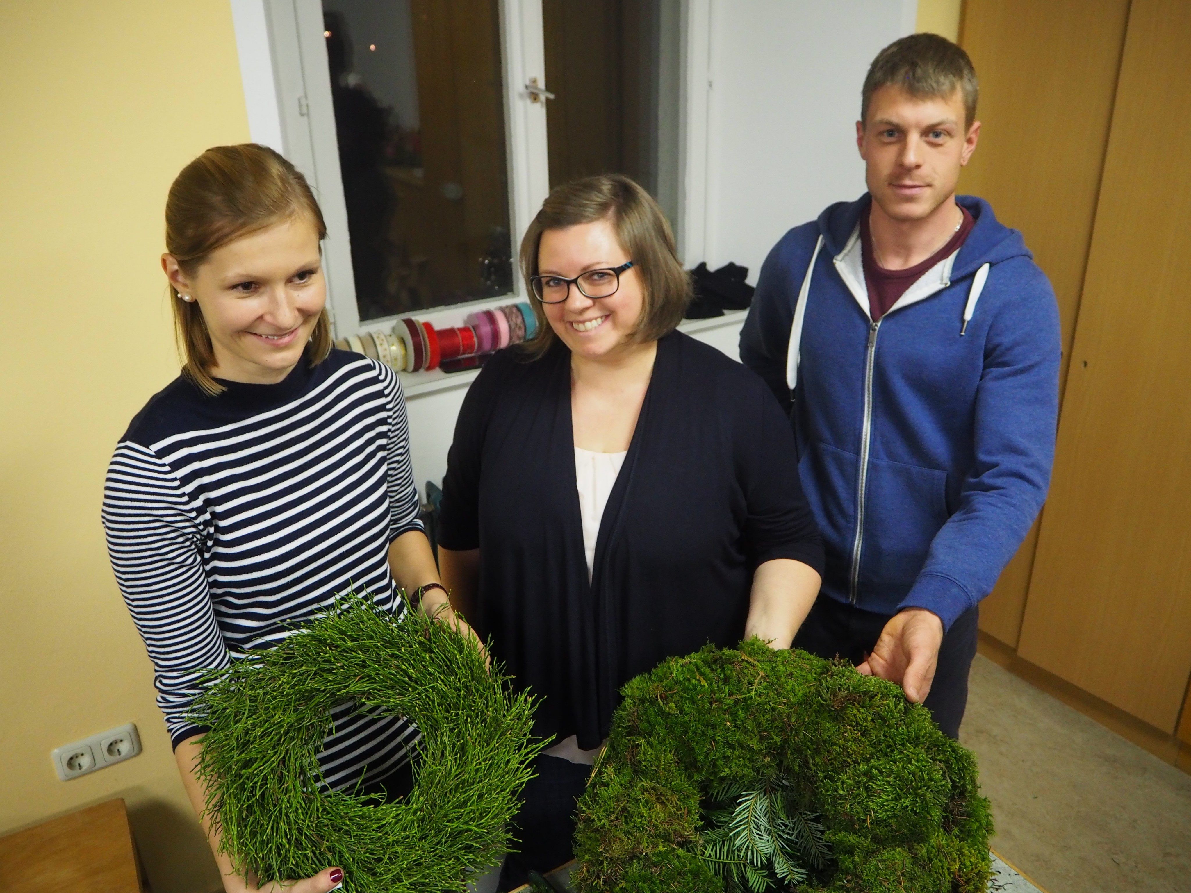 Isabelle, Iris und Elias