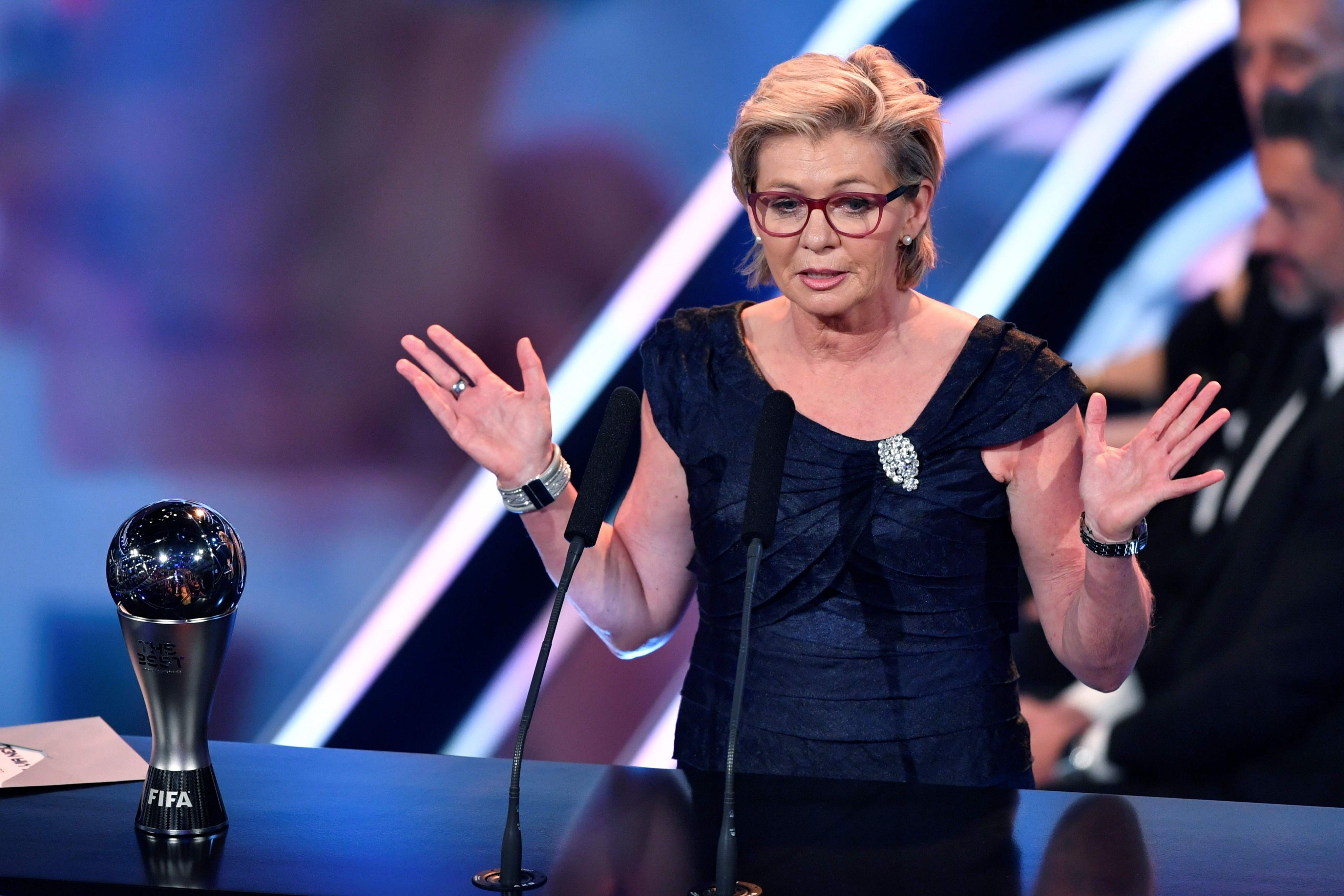 Silvia Neid wurde zur Welttrainerin des Jahres gewählt.