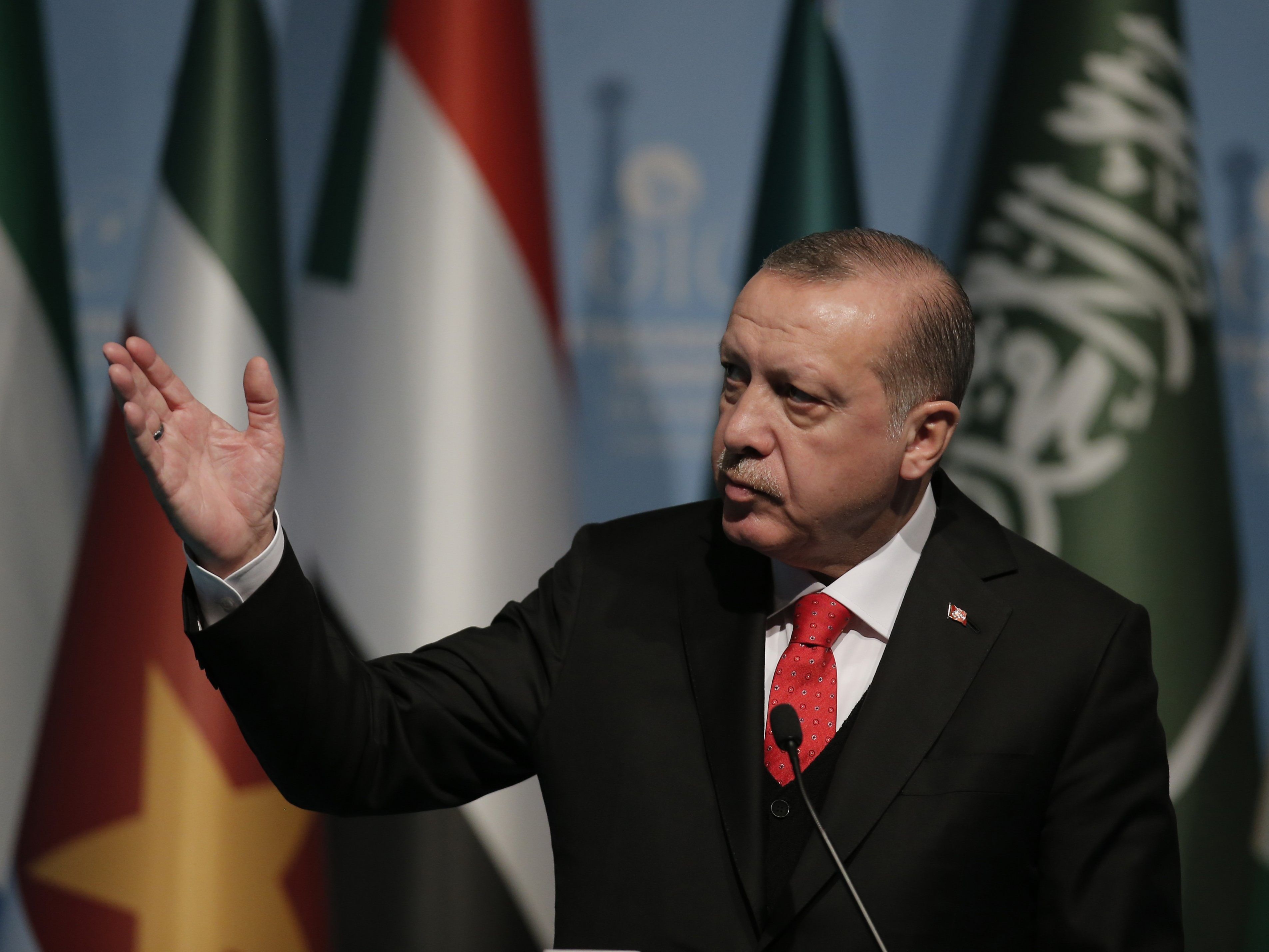 Präsident Erdogan erhebt Foltervorwürfe gegen Israel. Präsident Erdogan erhebt Foltervorwürfe gegen Israel.