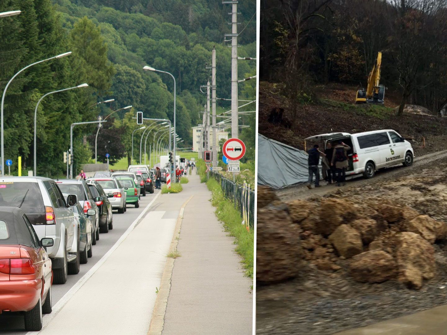 Mehr Stau aufgrund von einer Hausausfahrt? Gemeinde und Land halten dagegen. (Symbolfoto) Mehr Stau aufgrund von einer Hausausfahrt? Gemeinde und Land halten dagegen. (Symbolfoto)