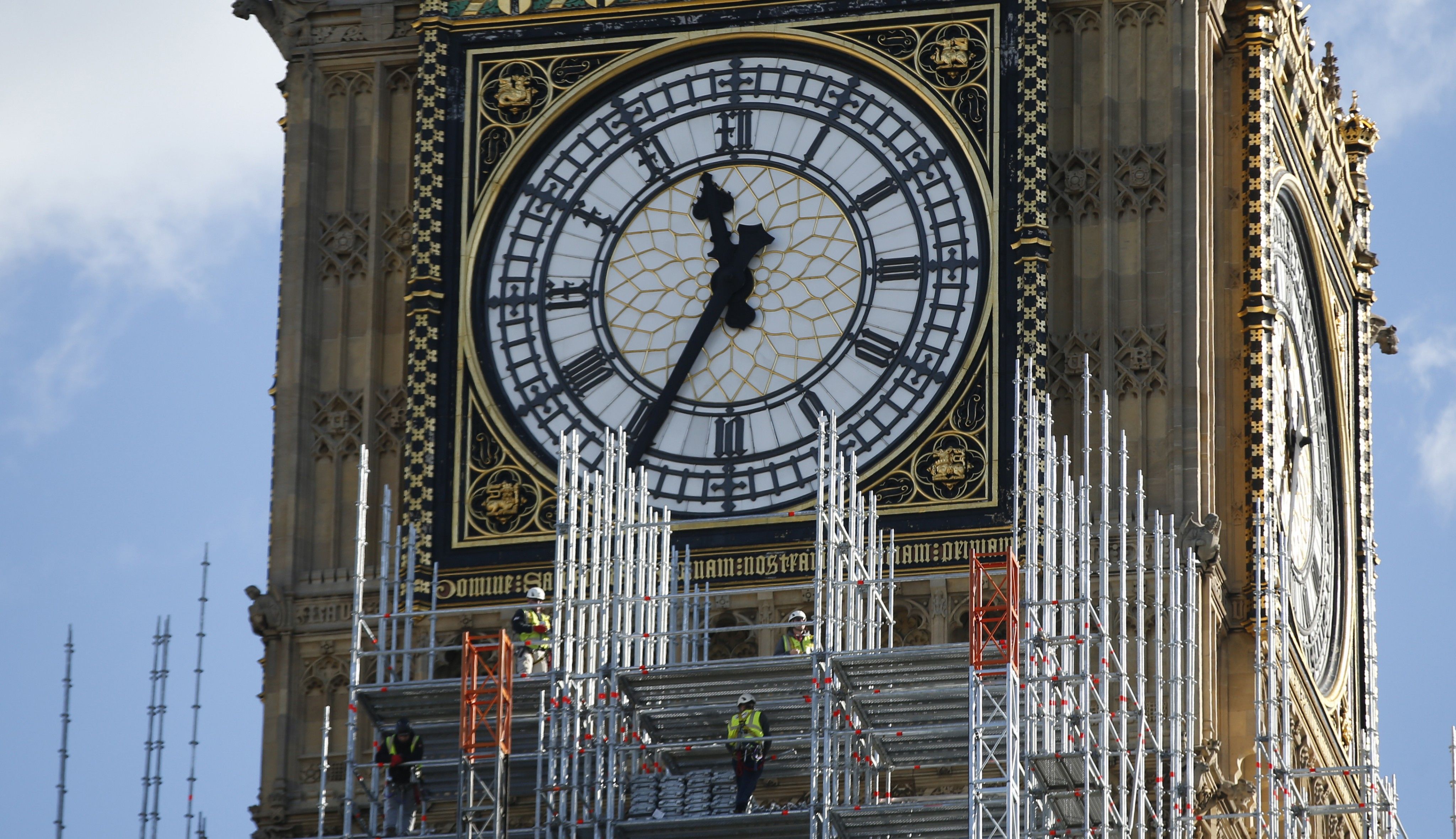 Big Ben wird seit August renoviert.