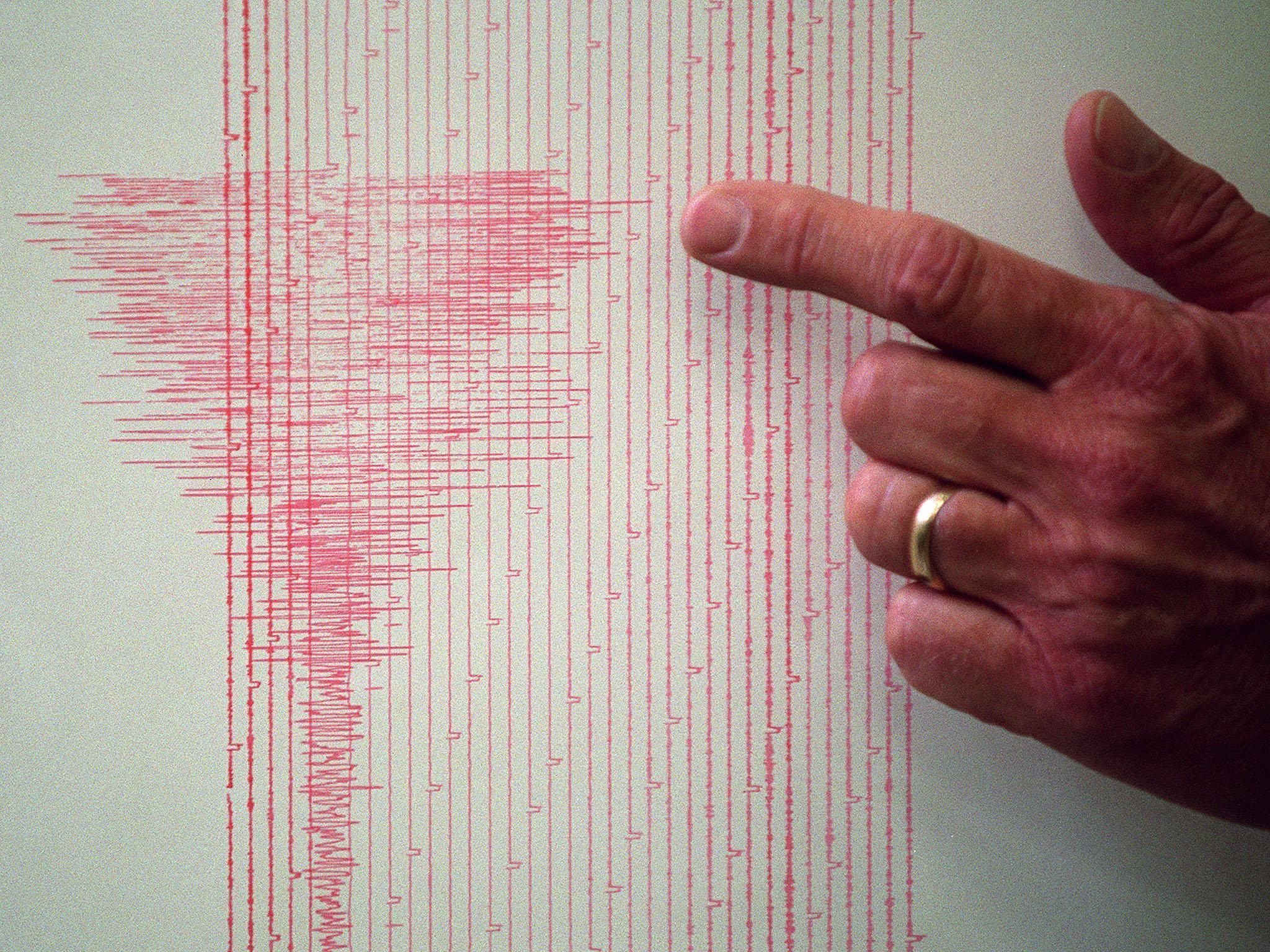 Die Nadel des Seismographen schlug 2017 rund 1.300 Mal aus.