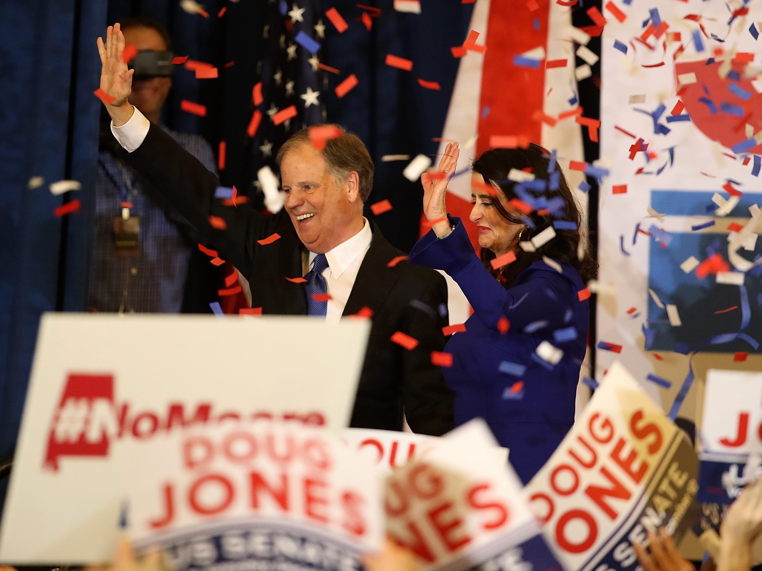 Der Sieger der Senatsnachwahl in Alabama: Der Demokrat Doug Jones. Der Sieger der Senatsnachwahl in Alabama: Der Demokrat Doug Jones.